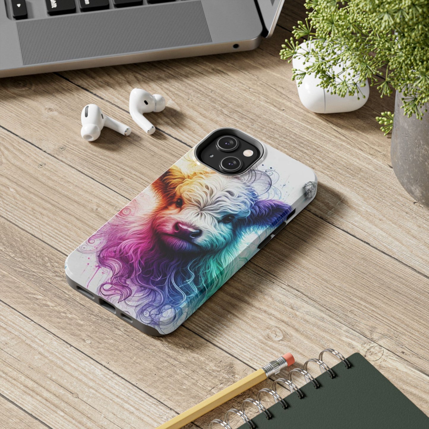 Tough Phone Cases - Cute Cow