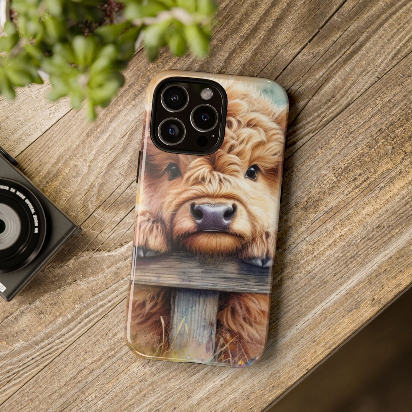 Tough Cases - Cute Highland Cow iPhone Case