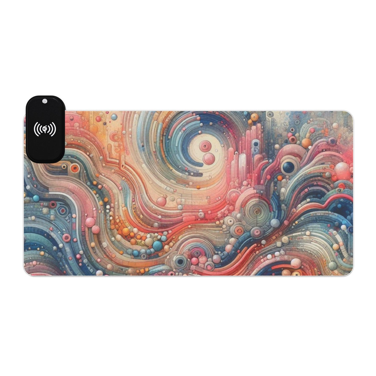 LED Gaming Mouse Pad, Wireless Charging