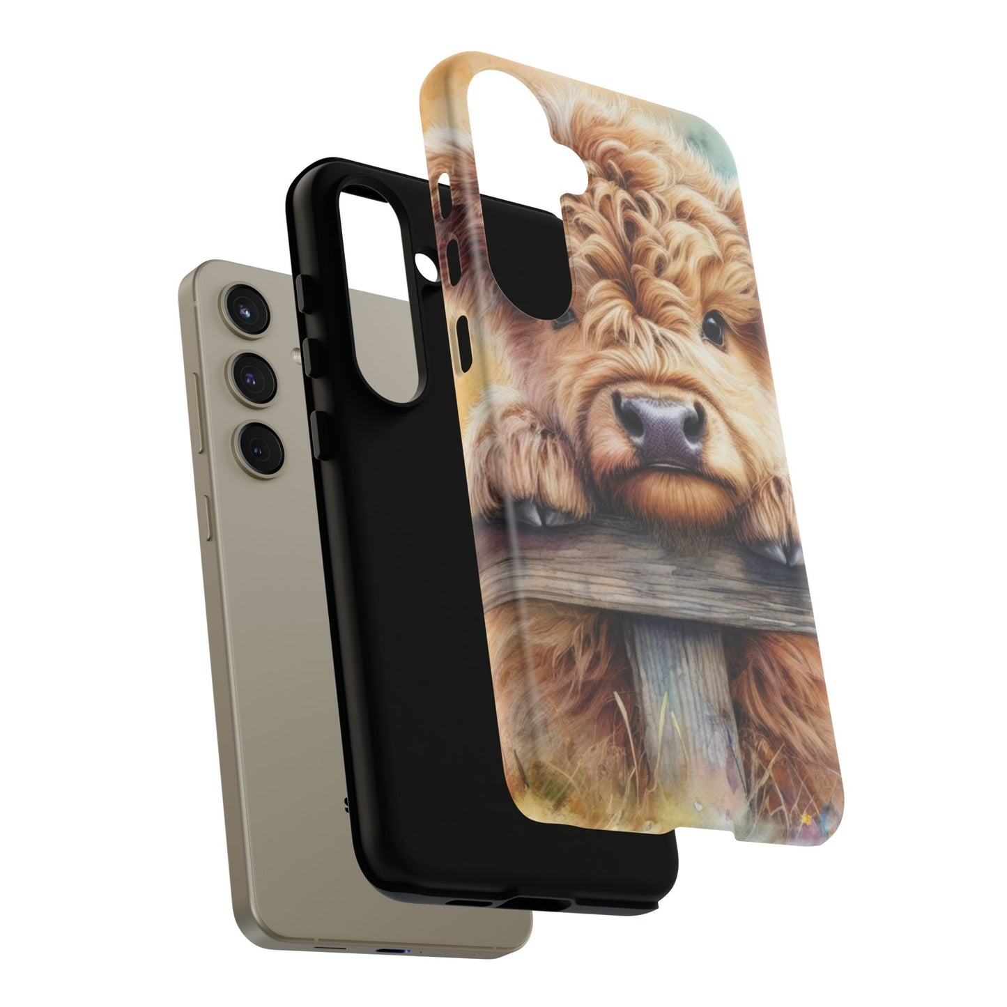 Tough Cases - Cute Highland Cow iPhone Case