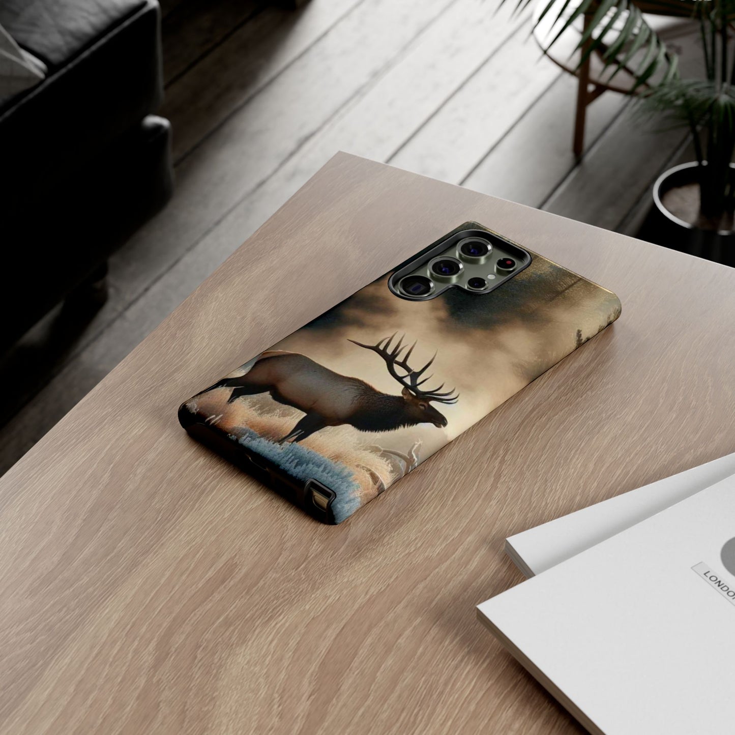 Phone Case - Elk on a Frosty Morning Design