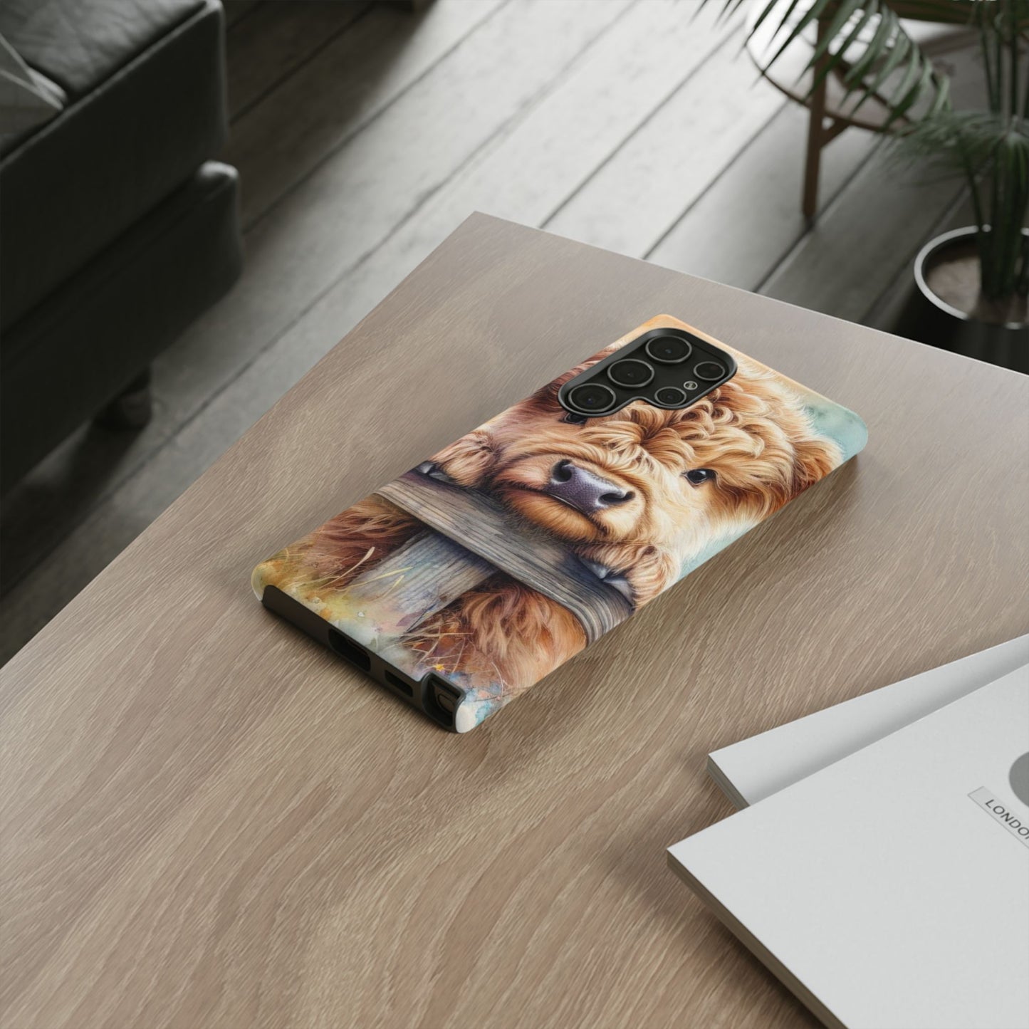 Tough Cases - Cute Highland Cow iPhone Case