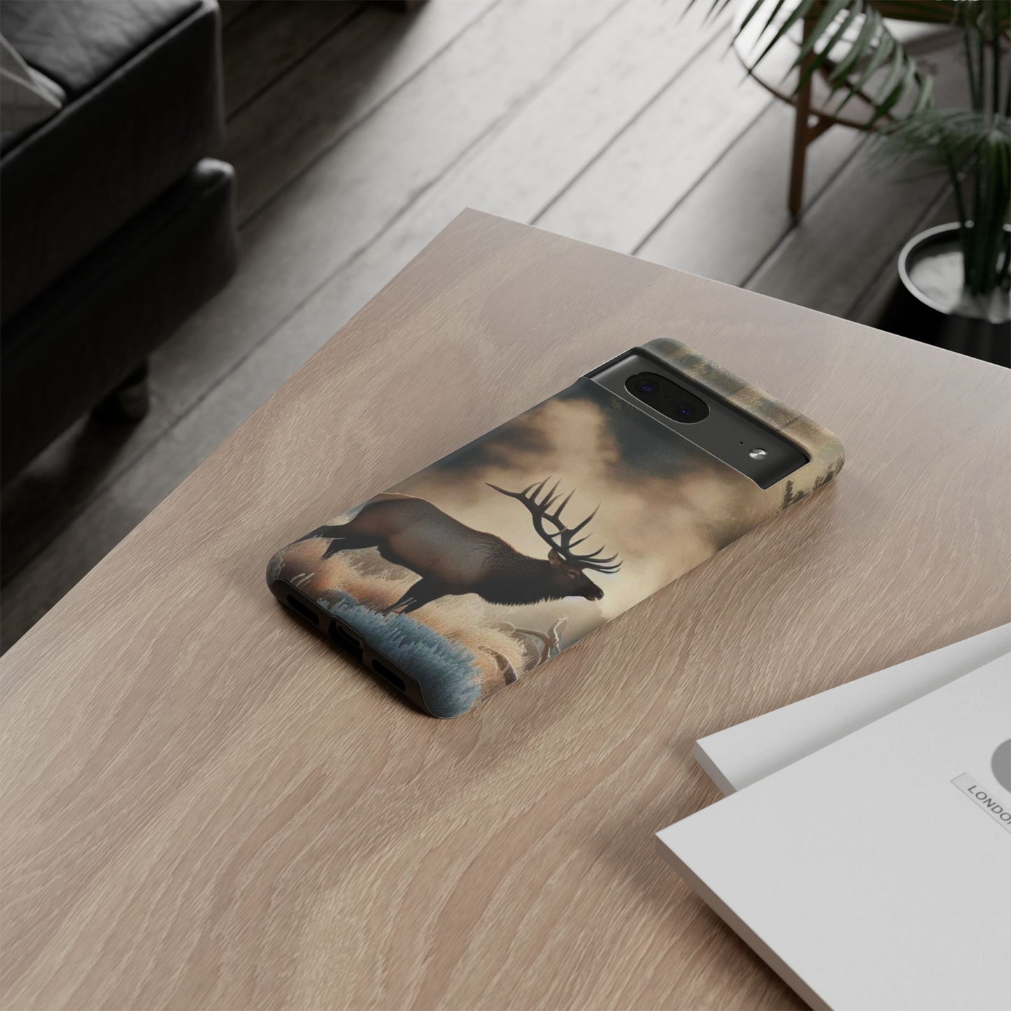 Phone Case - Elk on a Frosty Morning Design