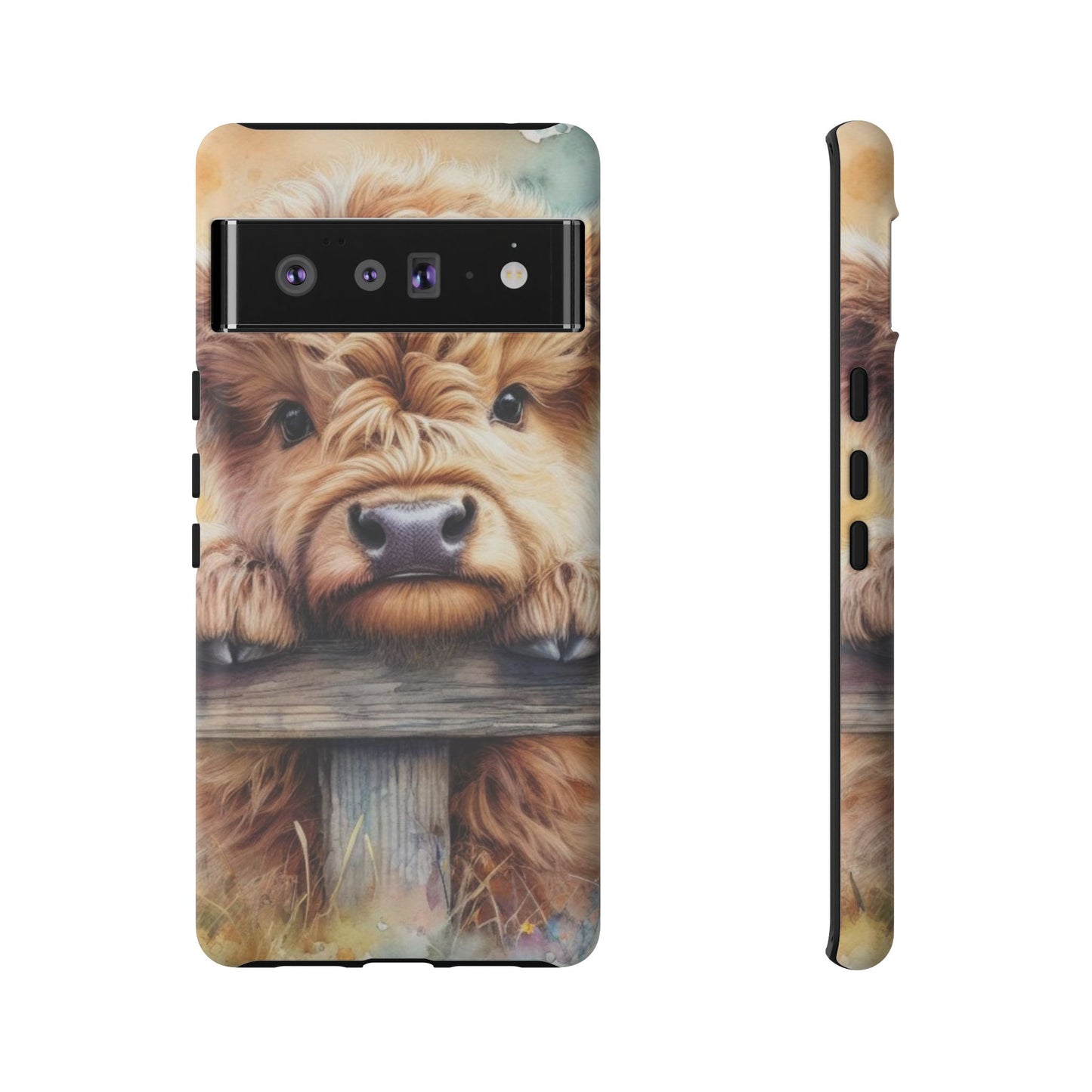 Tough Cases - Cute Highland Cow iPhone Case