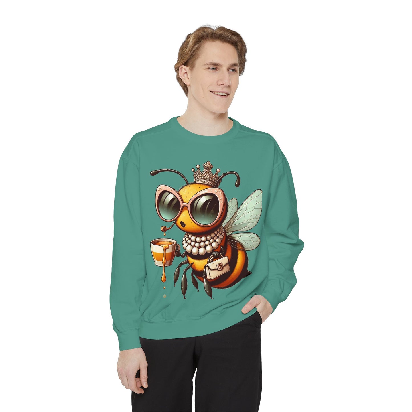 Unisex Garment-Dyed Sweatshirt bougie bee