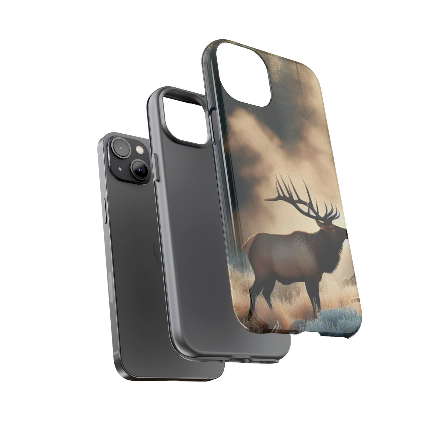 Phone Case - Elk on a Frosty Morning Design