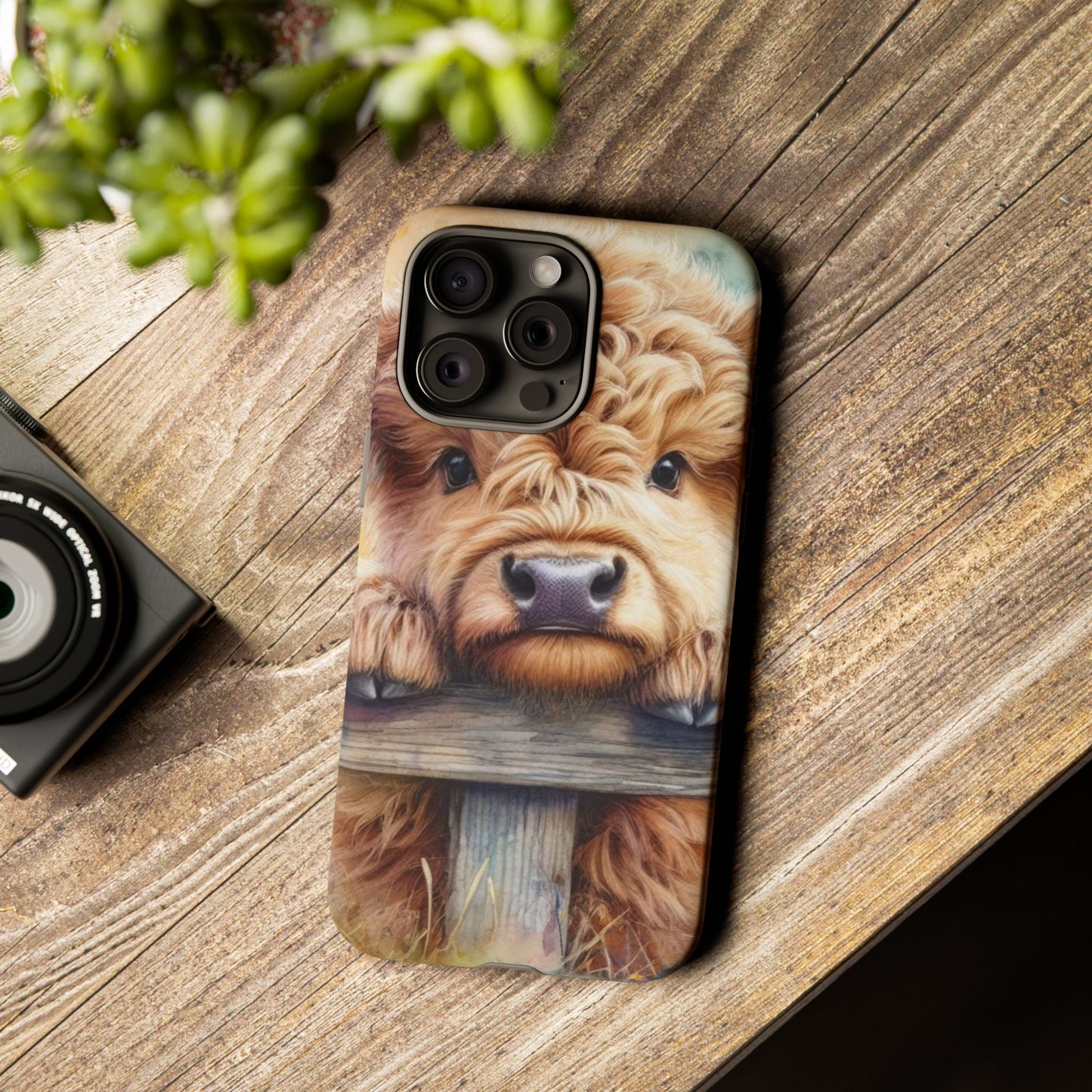 Tough Cases - Cute Highland Cow iPhone Case
