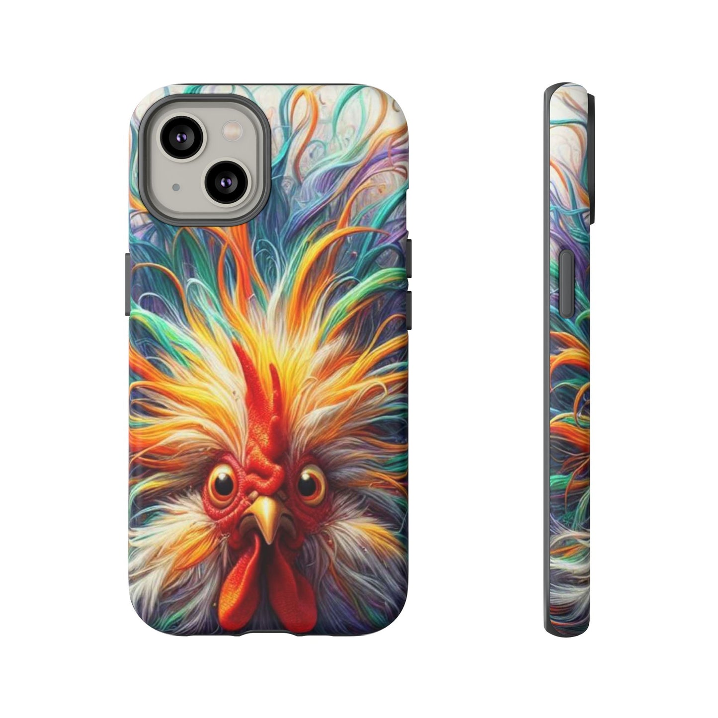 Phone Case - Frazzled Feather Friend Tough Case