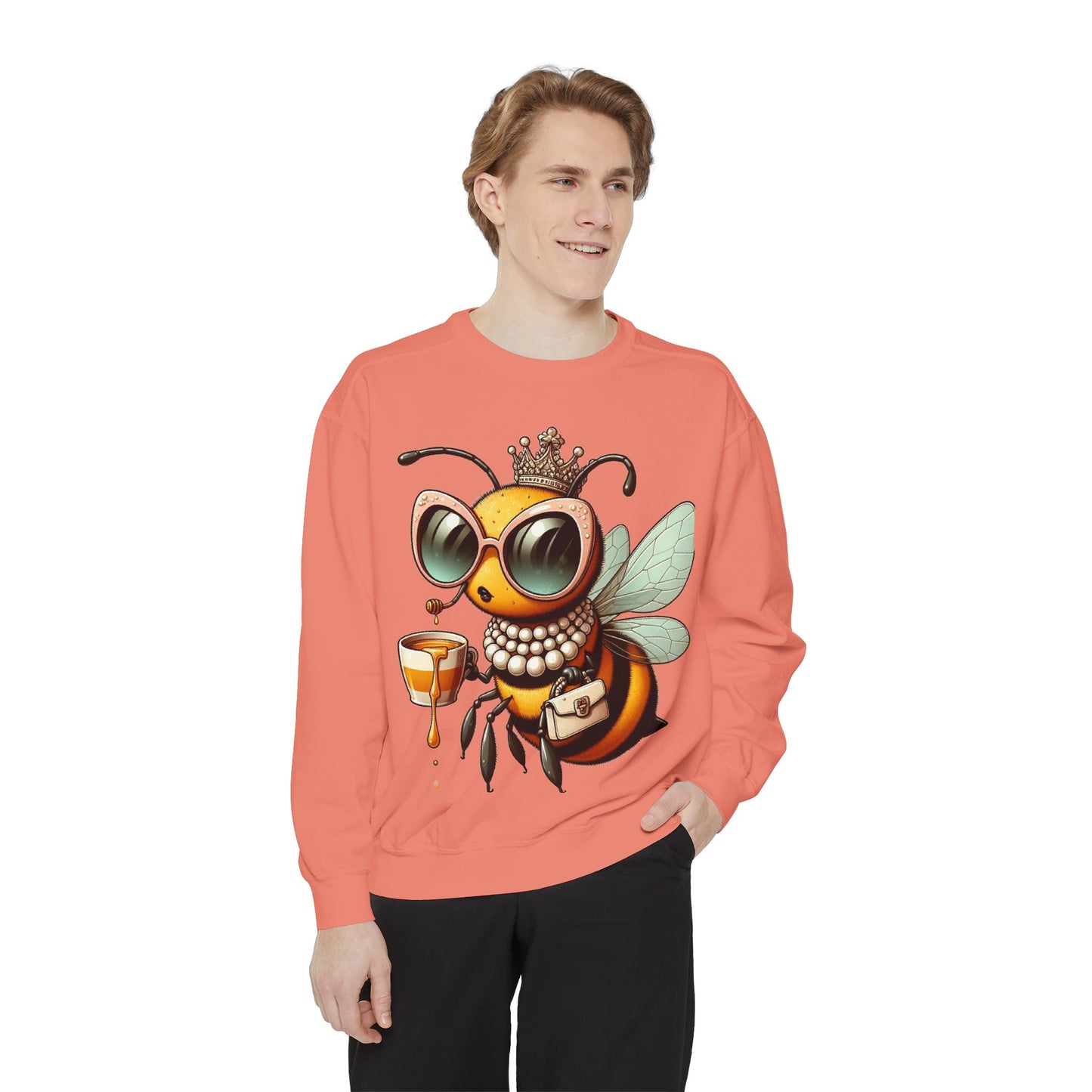 Unisex Garment-Dyed Sweatshirt bougie bee