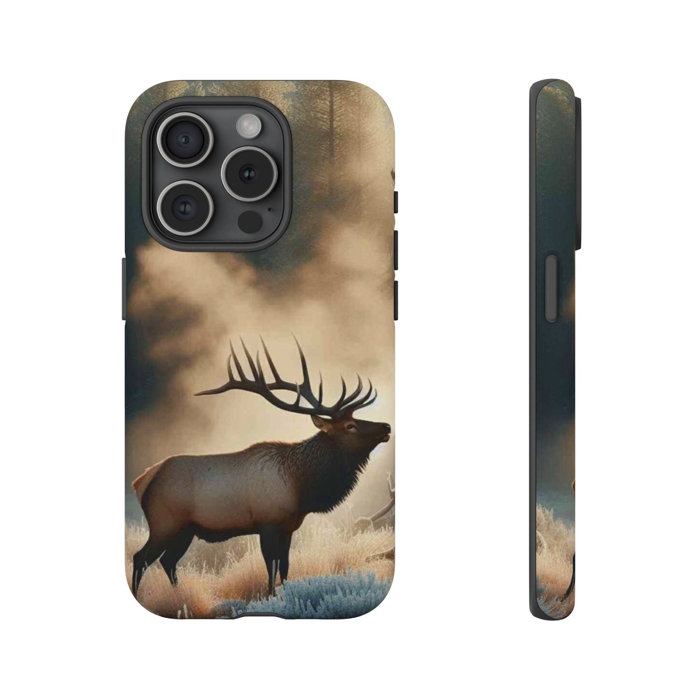 Phone Case - Elk on a Frosty Morning Design