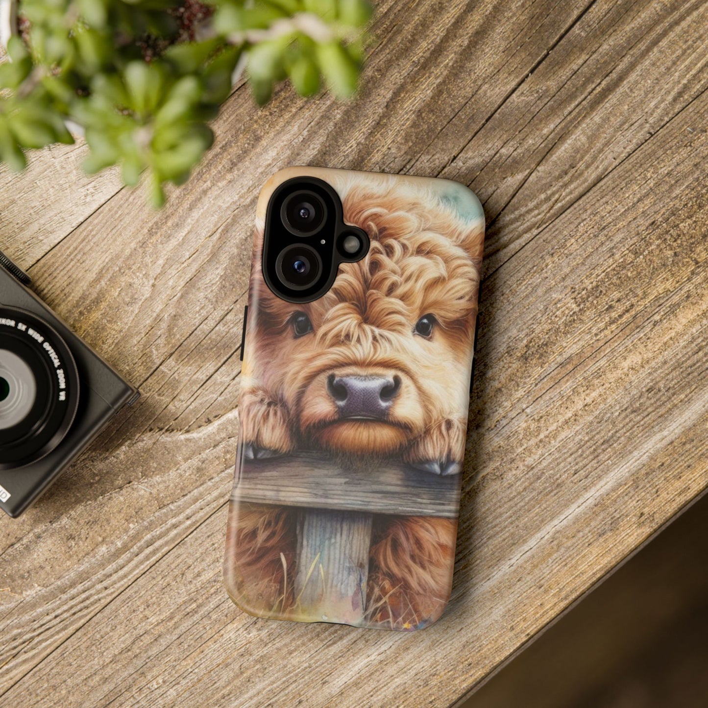Tough Cases - Cute Highland Cow iPhone Case