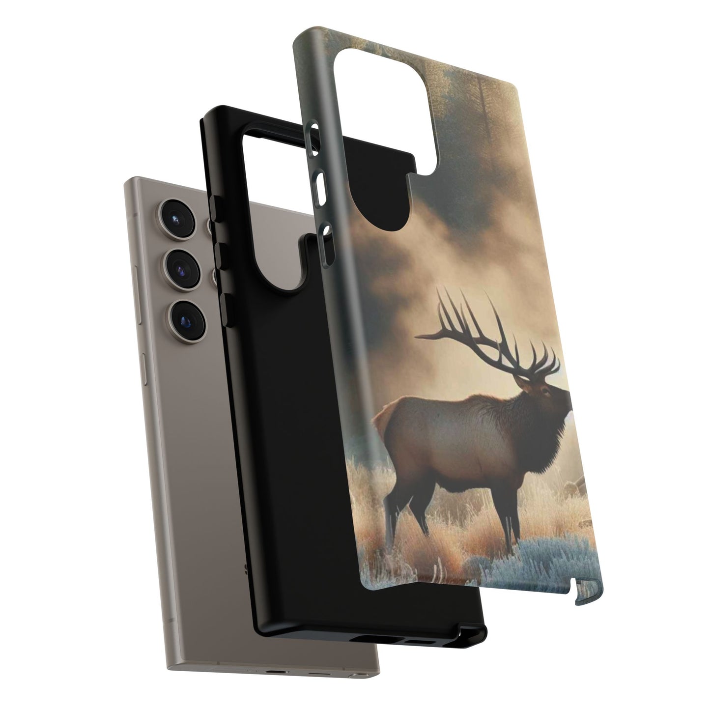 Phone Case - Elk on a Frosty Morning Design