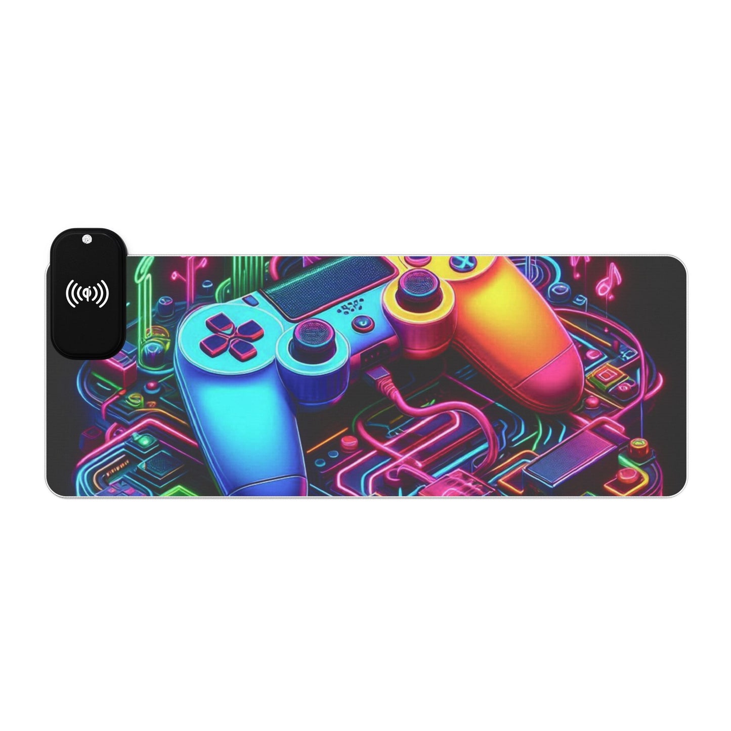 Gamer LED Gaming Mouse Pad, Wireless Charging