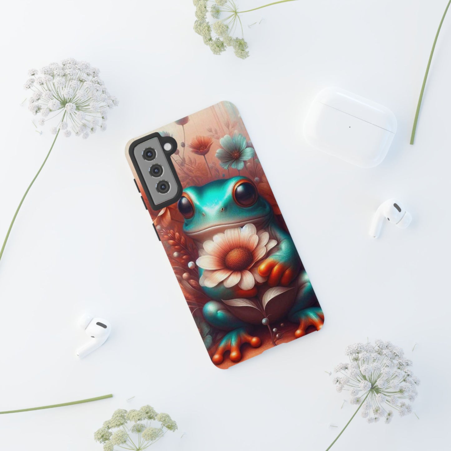Phone Case Froggy Flower Days Tough Cases