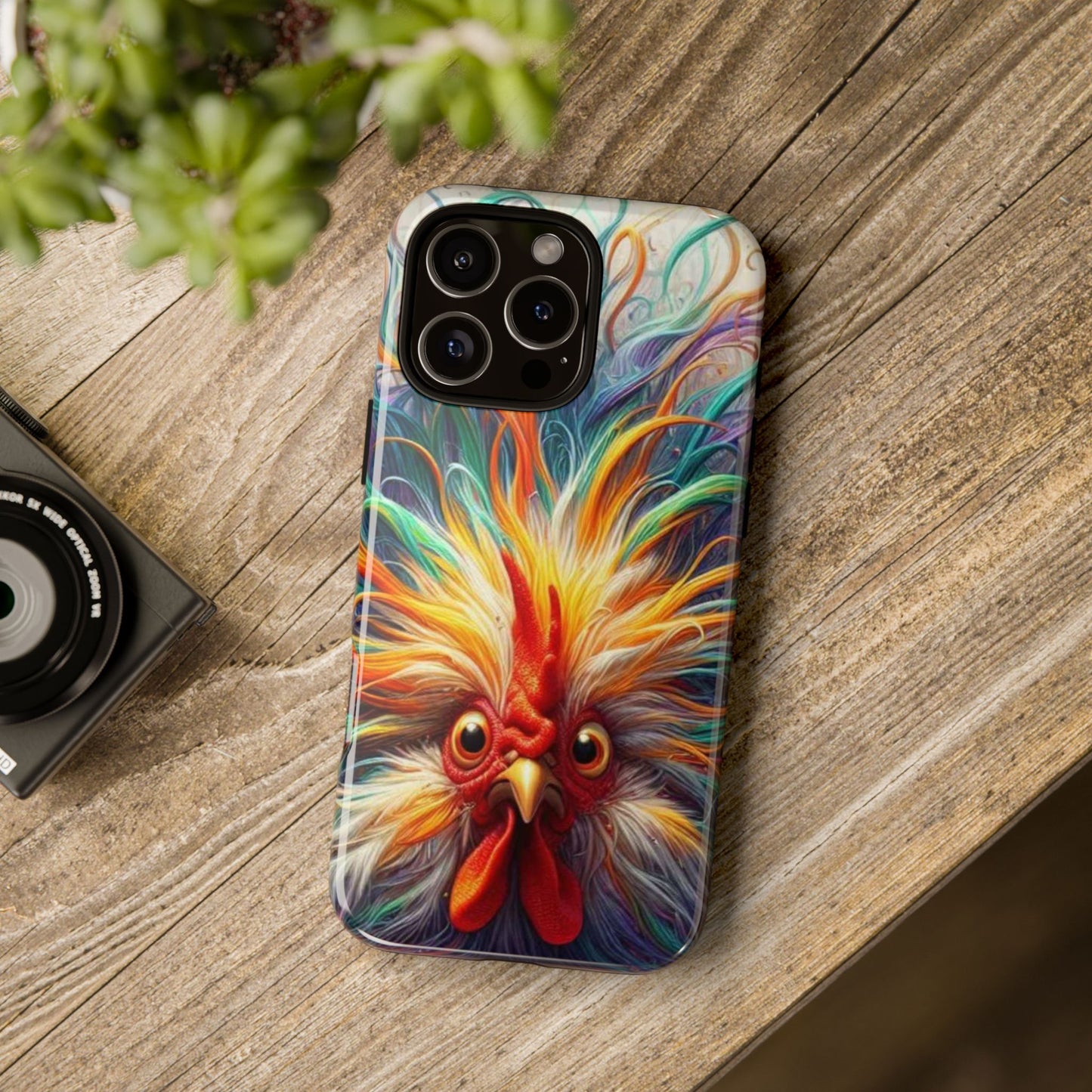 Phone Case - Frazzled Feather Friend Tough Case