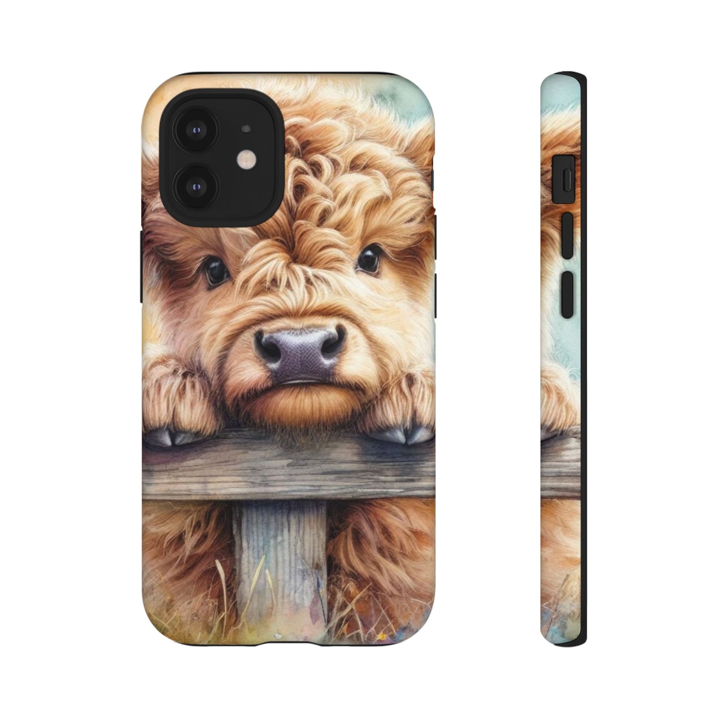 Tough Cases - Cute Highland Cow iPhone Case