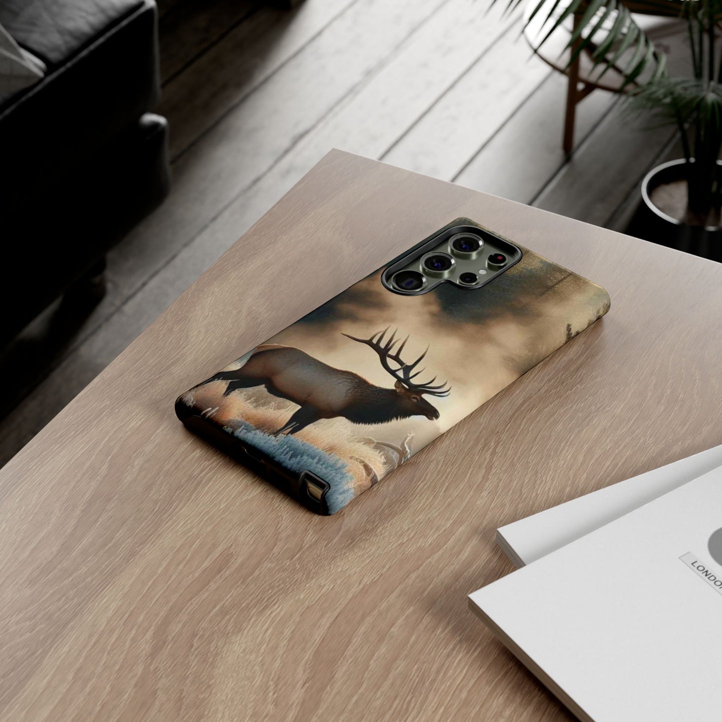 Phone Case - Elk on a Frosty Morning Design