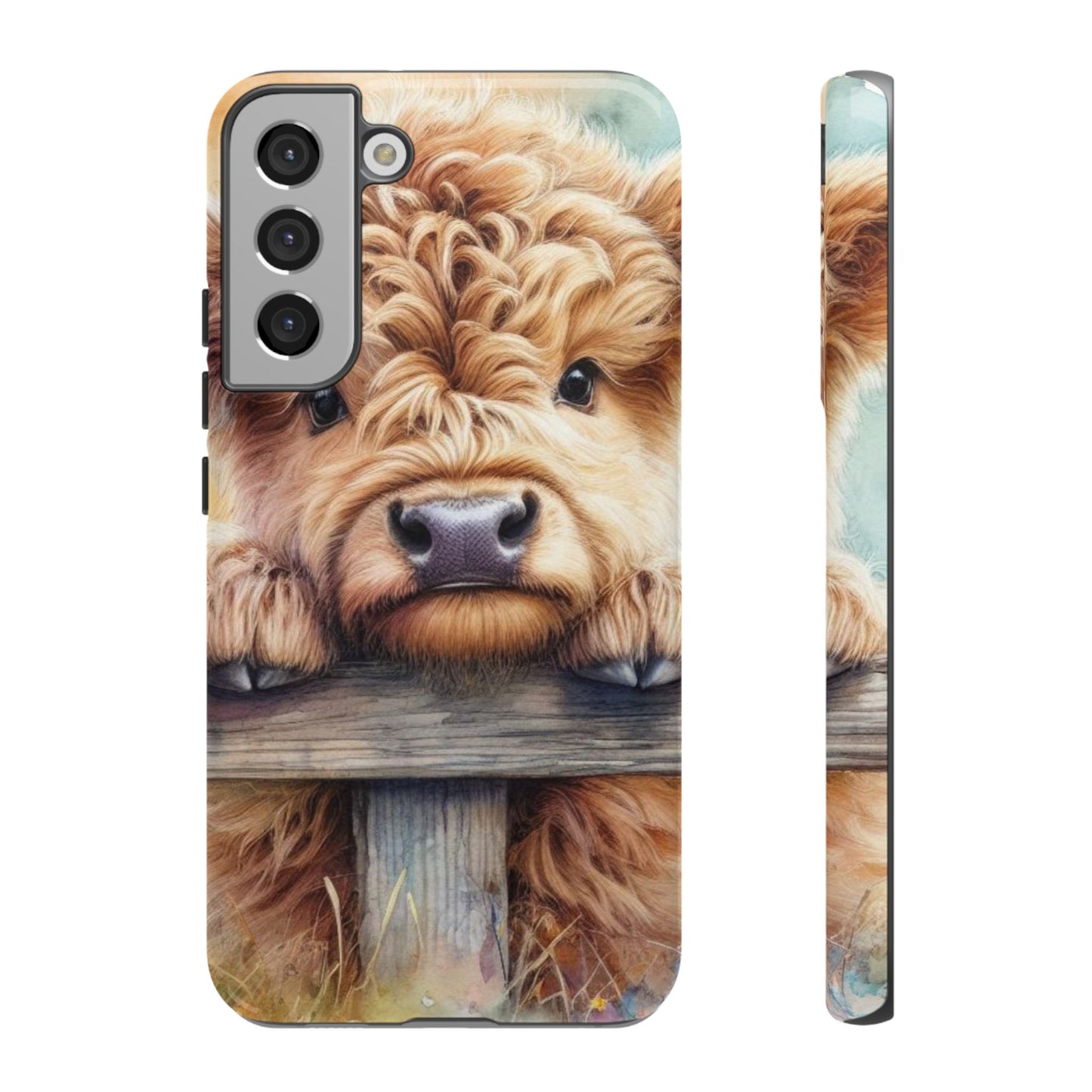 Tough Cases - Cute Highland Cow iPhone Case