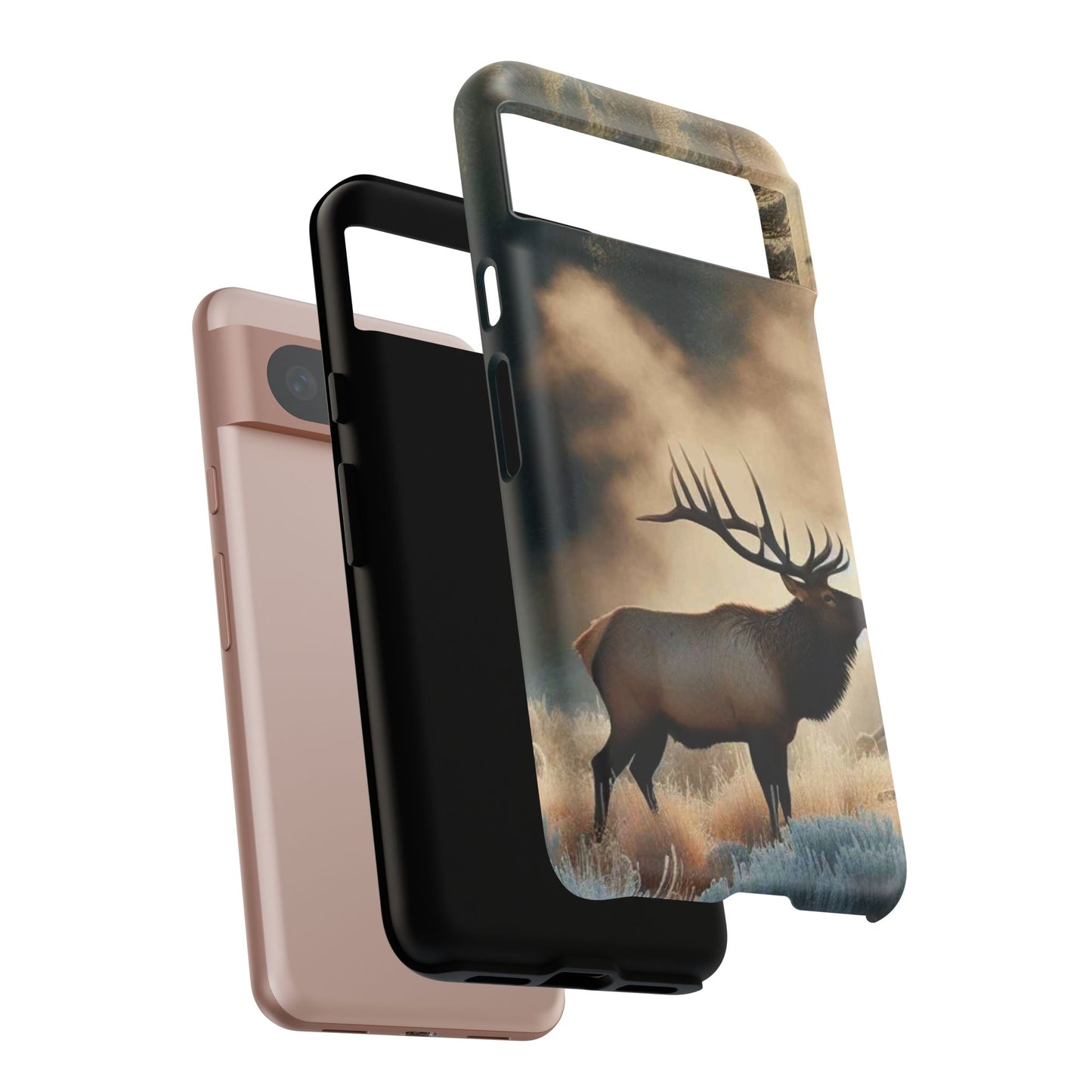 Phone Case - Elk on a Frosty Morning Design