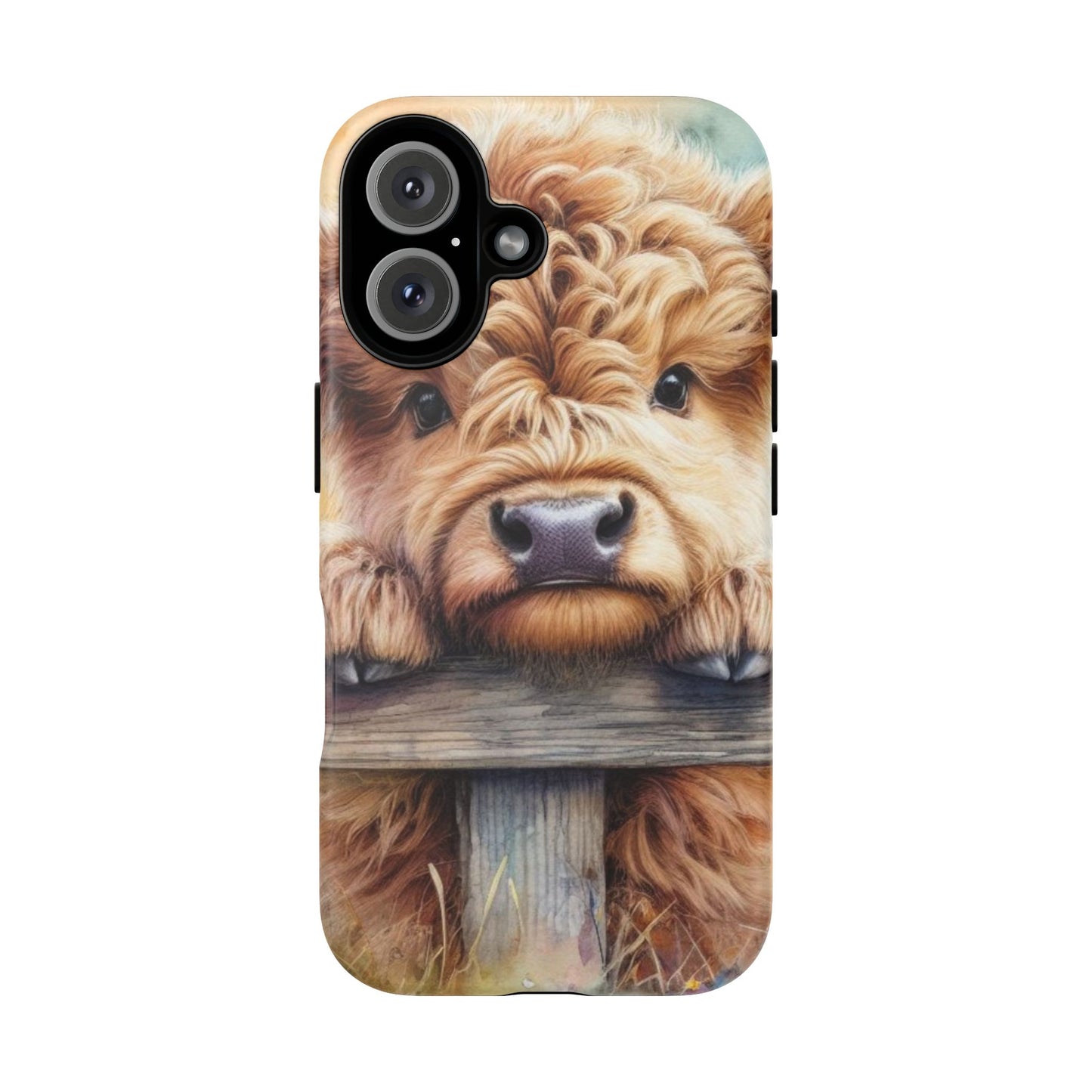 Tough Cases - Cute Highland Cow iPhone Case