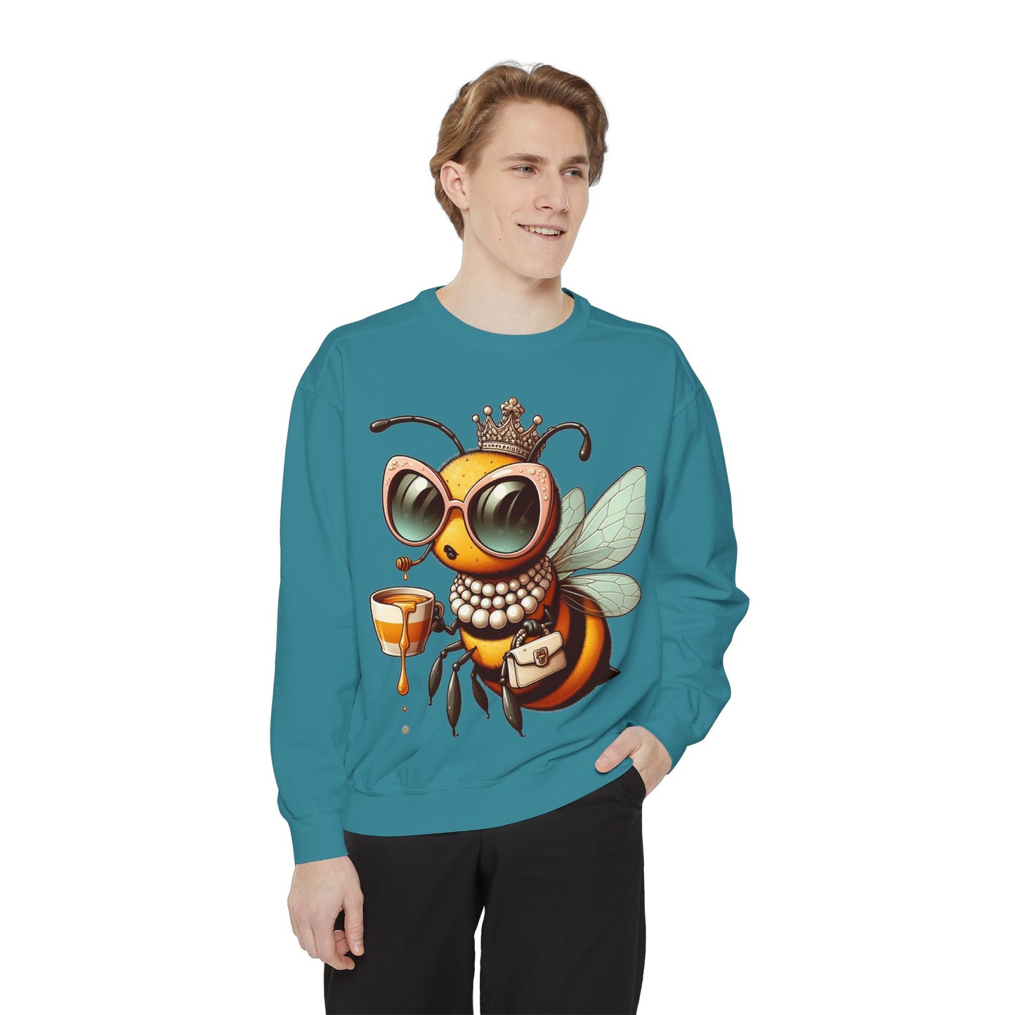 Unisex Garment-Dyed Sweatshirt bougie bee
