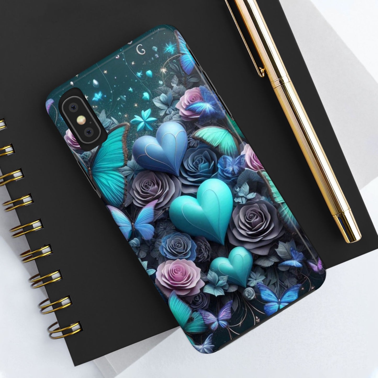 Tough Phone Cases butterfly heart