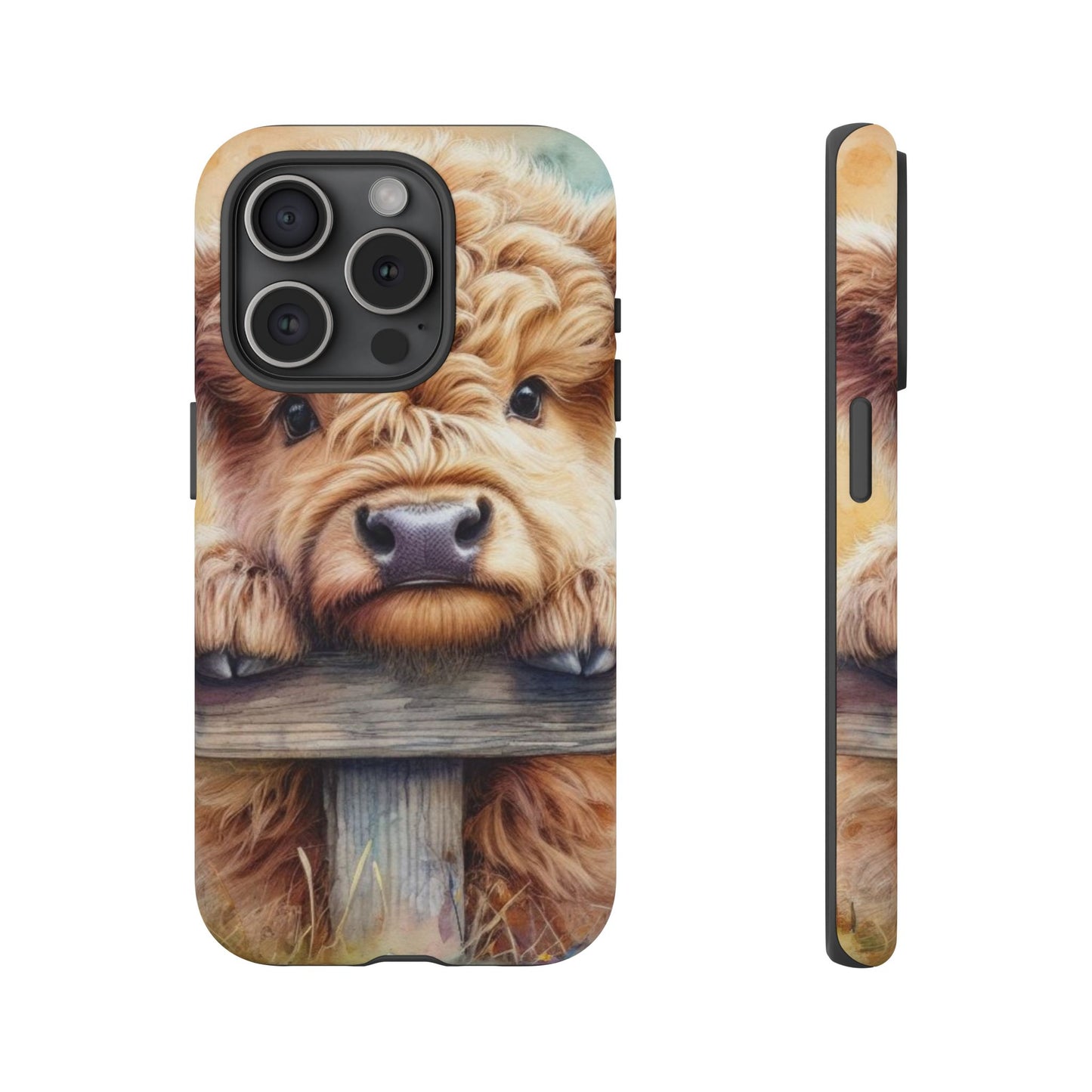 Tough Cases - Cute Highland Cow iPhone Case