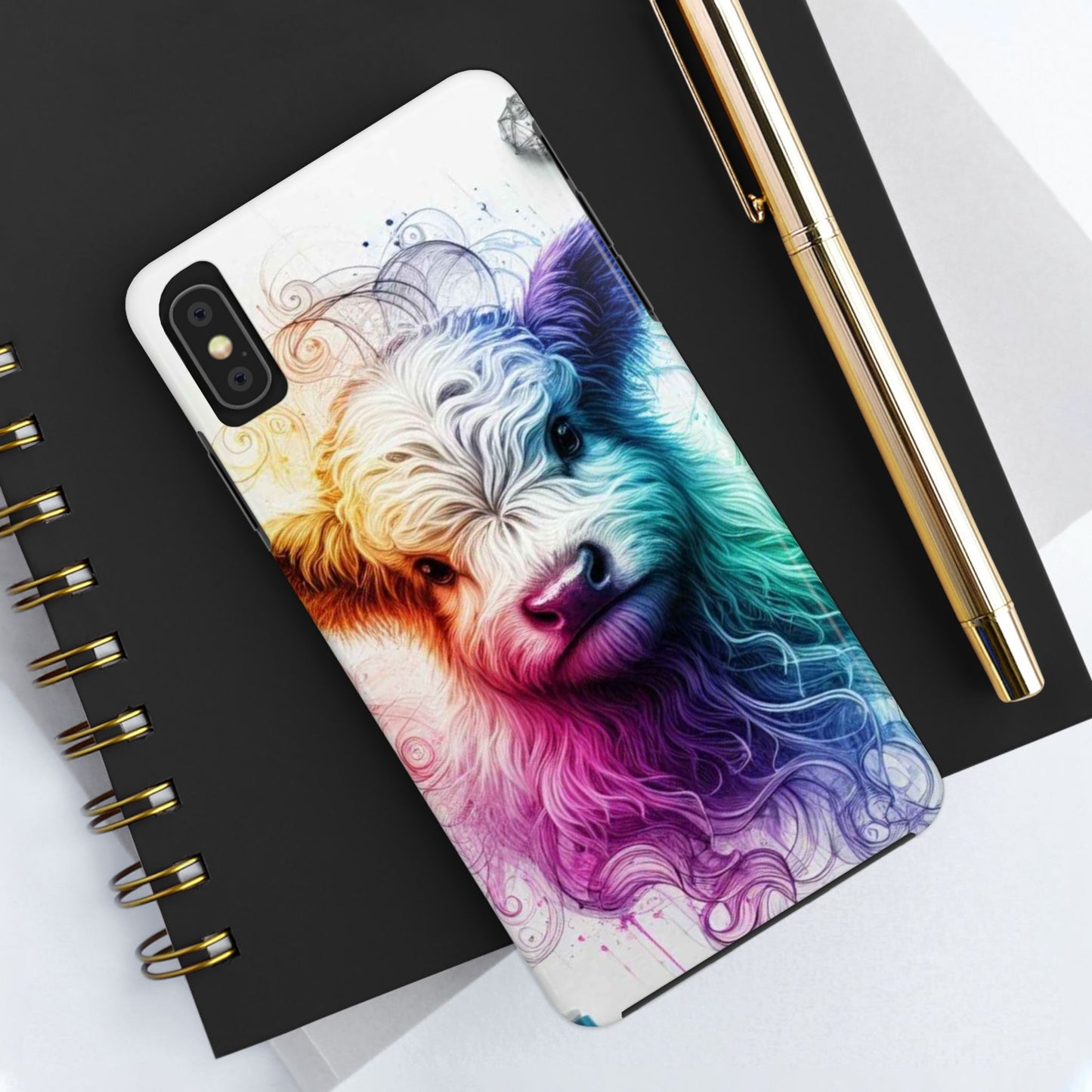 Tough Phone Cases - Cute Cow