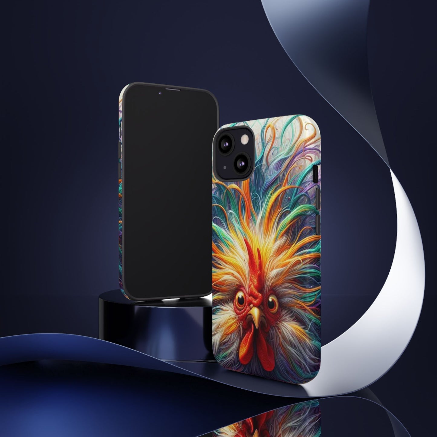 Phone Case - Frazzled Feather Friend Tough Case