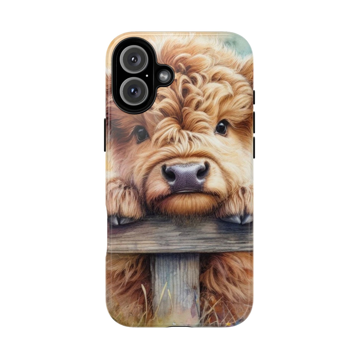 Tough Cases - Cute Highland Cow iPhone Case