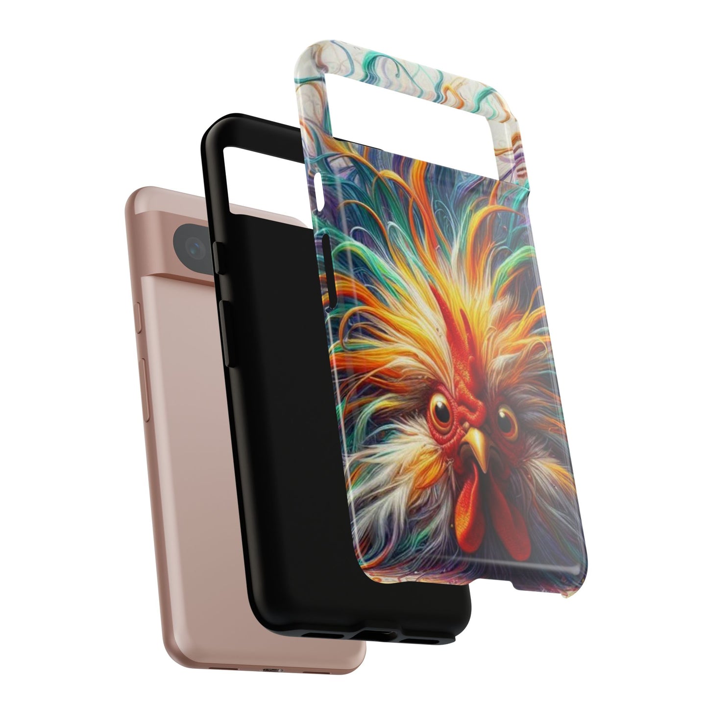 Phone Case - Frazzled Feather Friend Tough Case