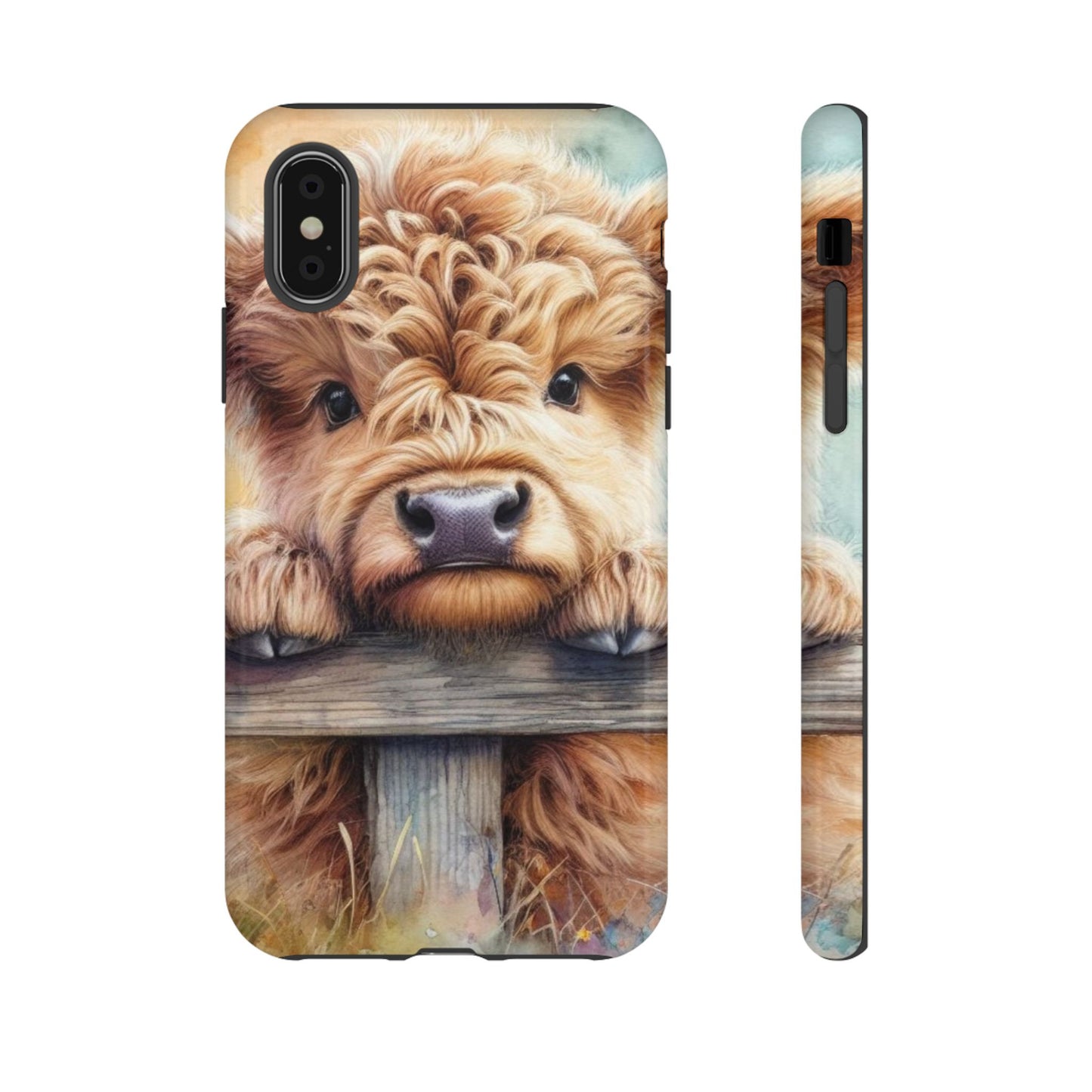 Tough Cases - Cute Highland Cow iPhone Case