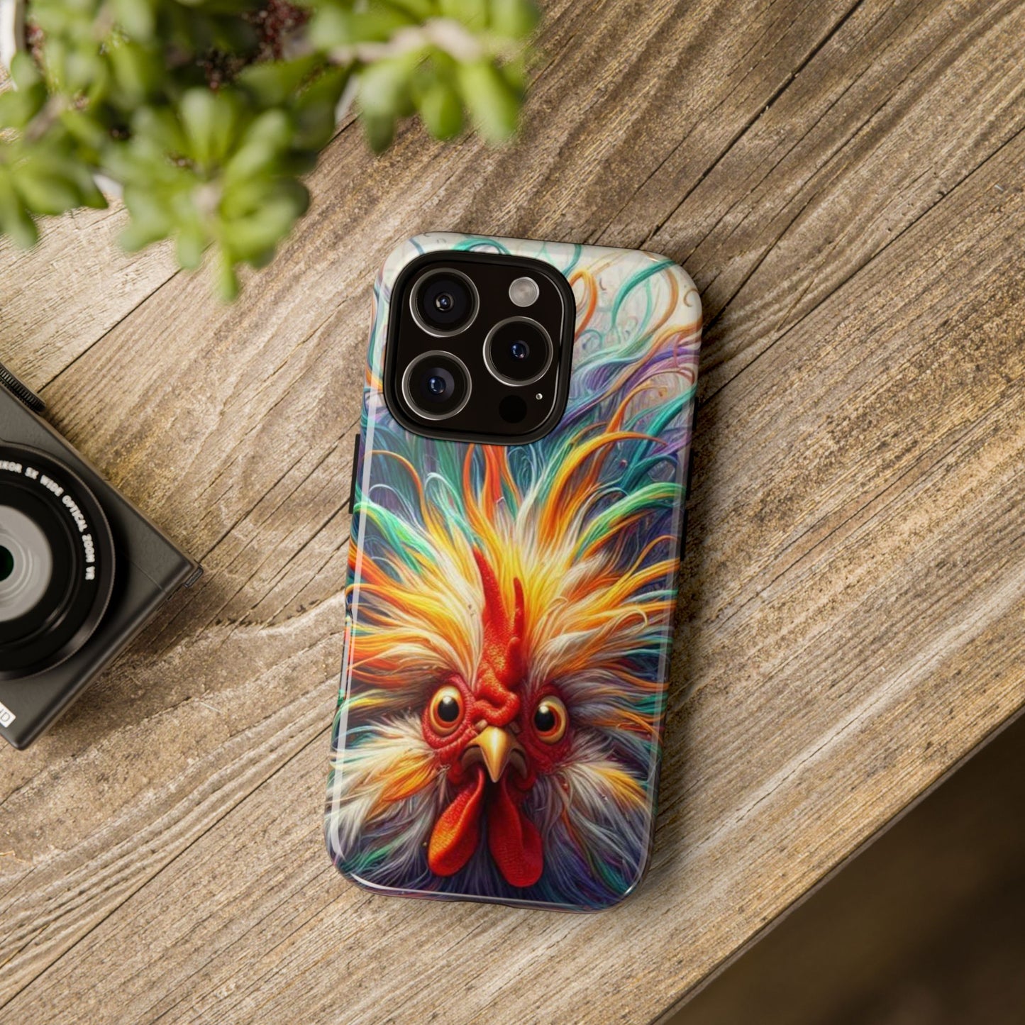 Phone Case - Frazzled Feather Friend Tough Case