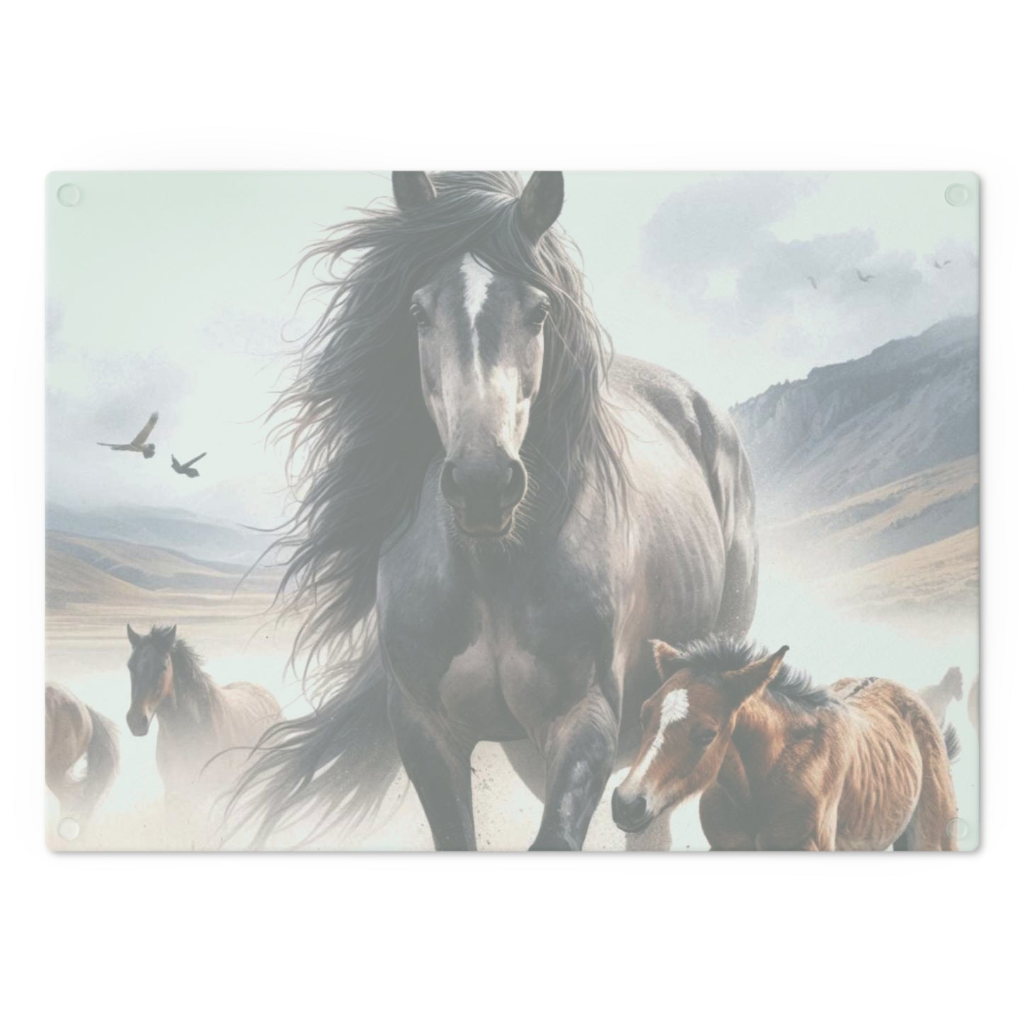 Cutting Board - Wild Horses