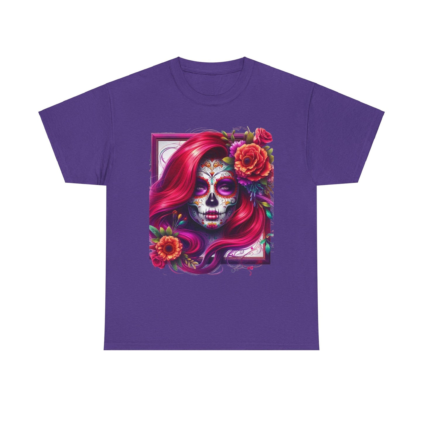 Unisex Heavy Cotton Tee sugar skull