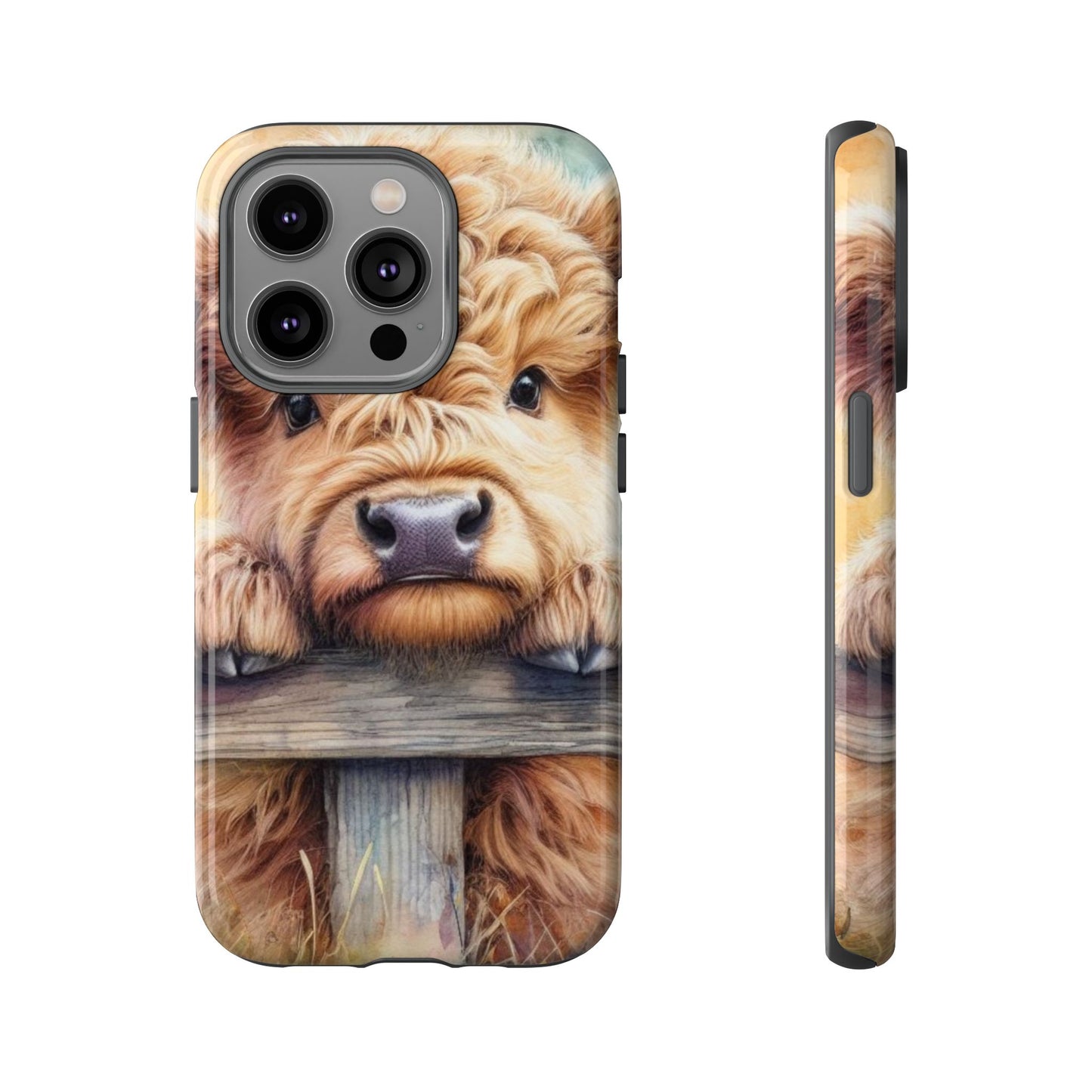 Tough Cases - Cute Highland Cow iPhone Case