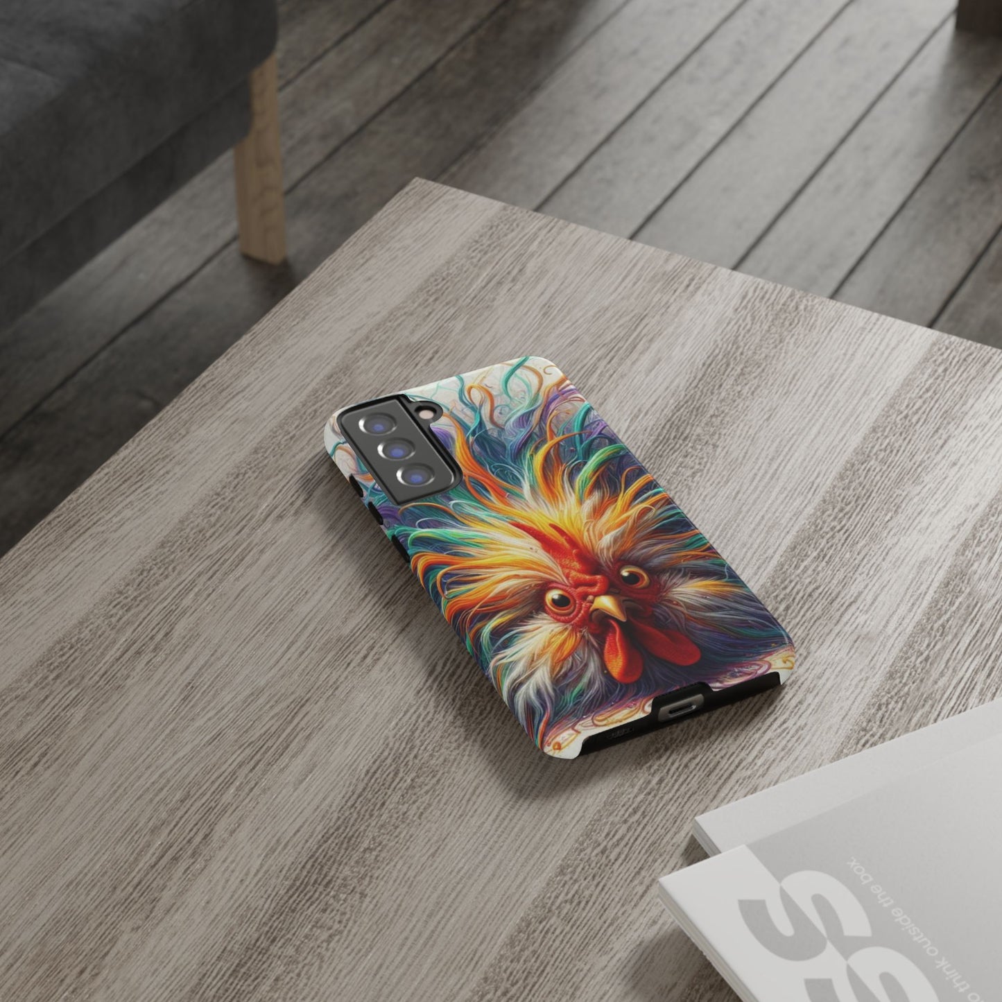Phone Case - Frazzled Feather Friend Tough Case