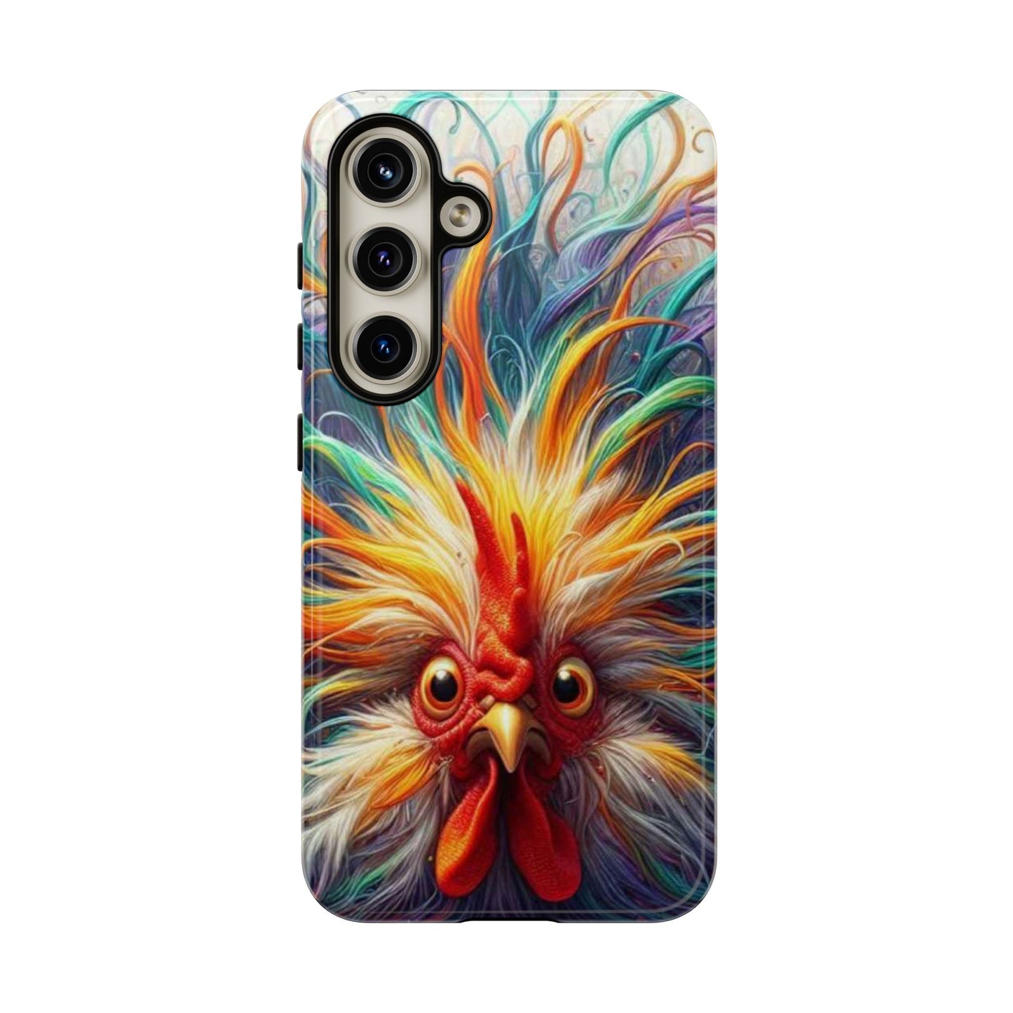 Phone Case - Frazzled Feather Friend Tough Case