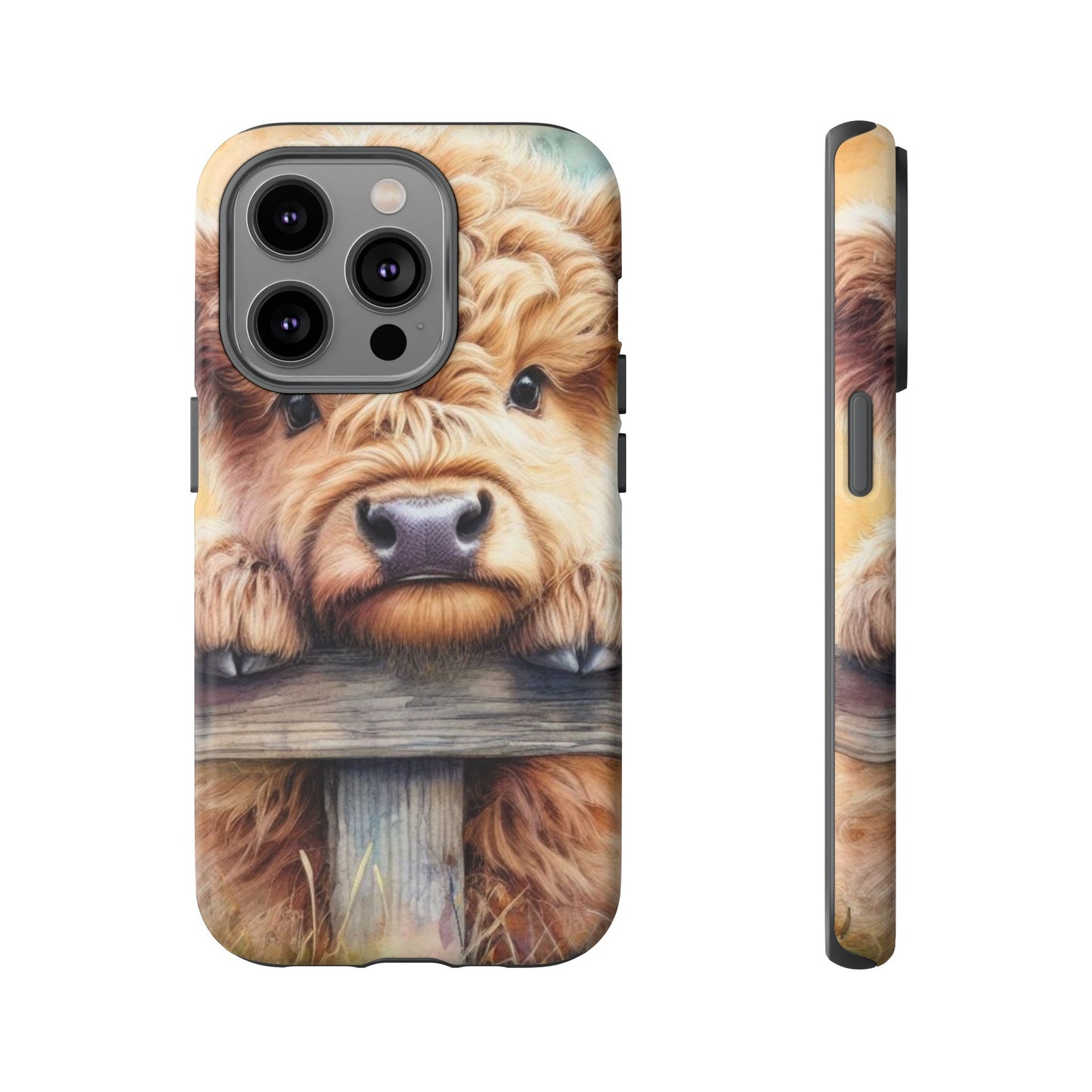 Tough Cases - Cute Highland Cow iPhone Case