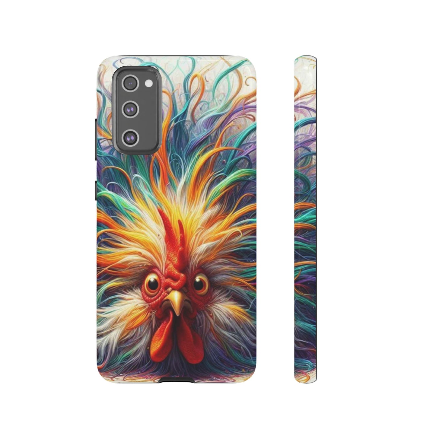 Phone Case - Frazzled Feather Friend Tough Case