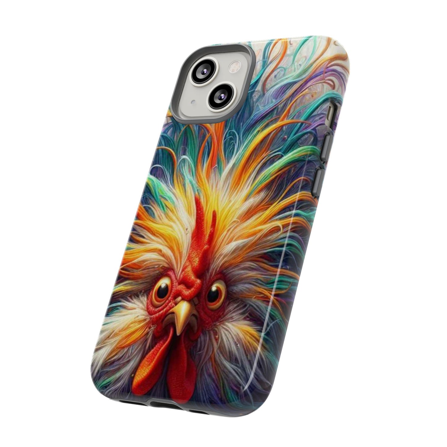 Phone Case - Frazzled Feather Friend Tough Case