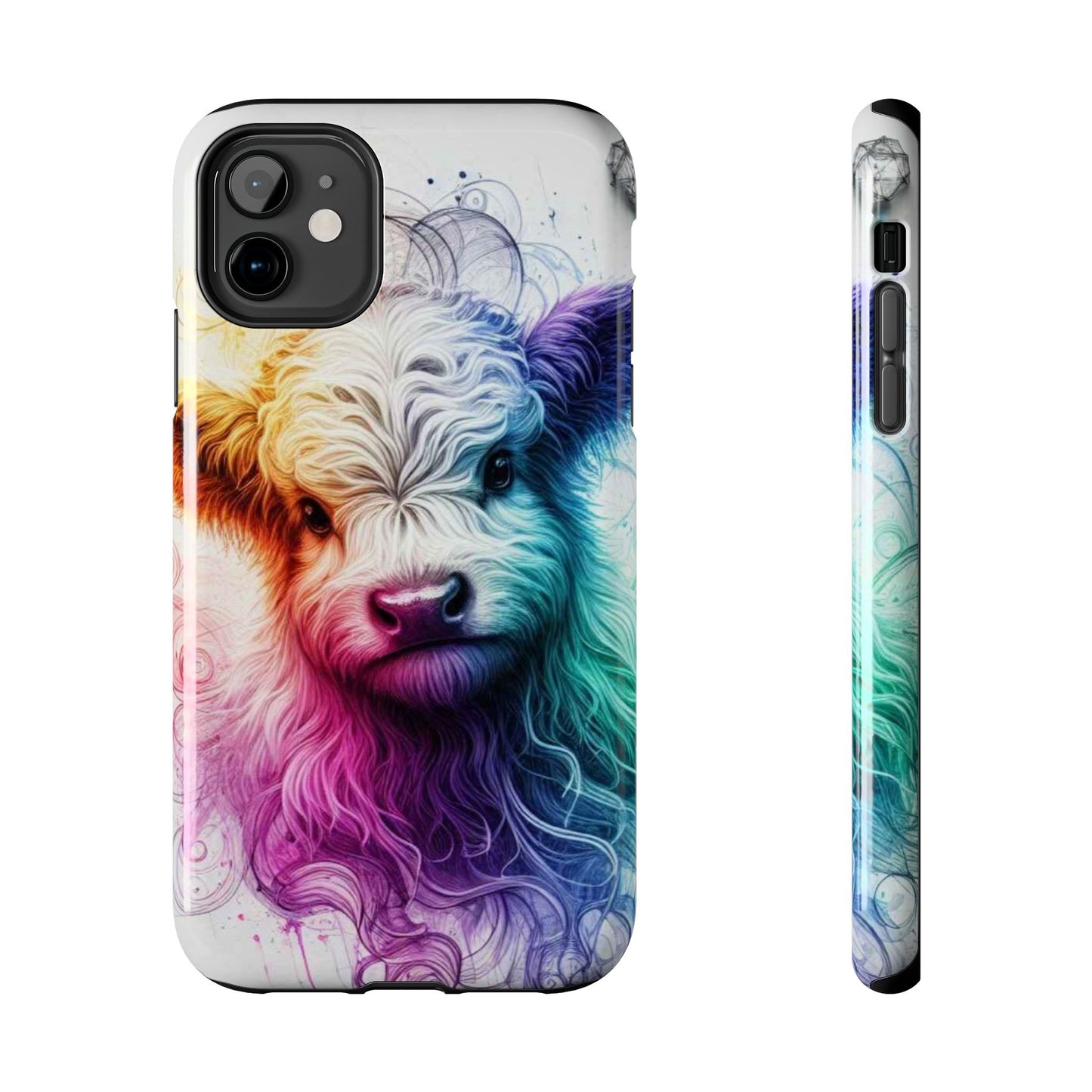 Tough Phone Cases - Cute Cow
