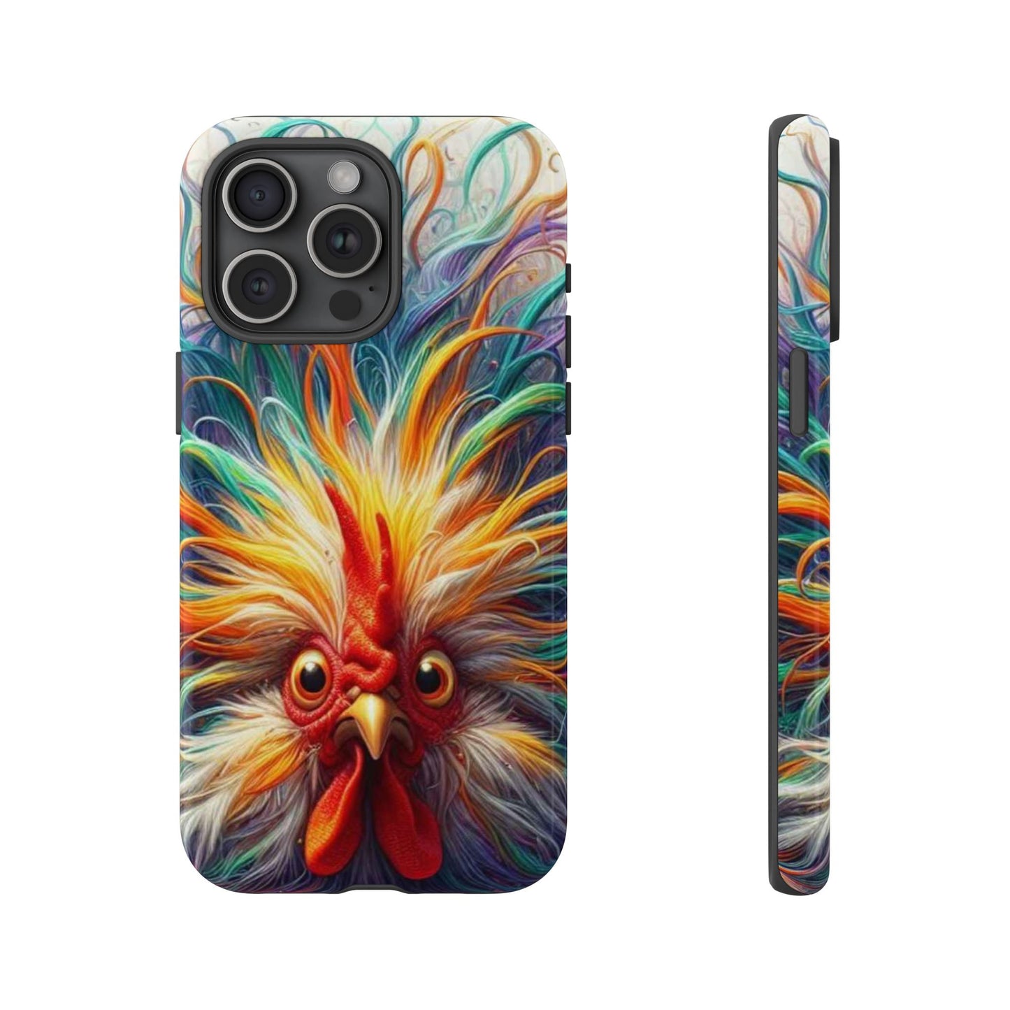 Phone Case - Frazzled Feather Friend Tough Case