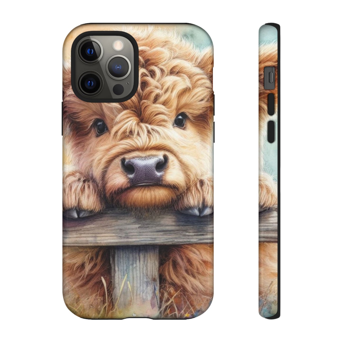 Tough Cases - Cute Highland Cow iPhone Case