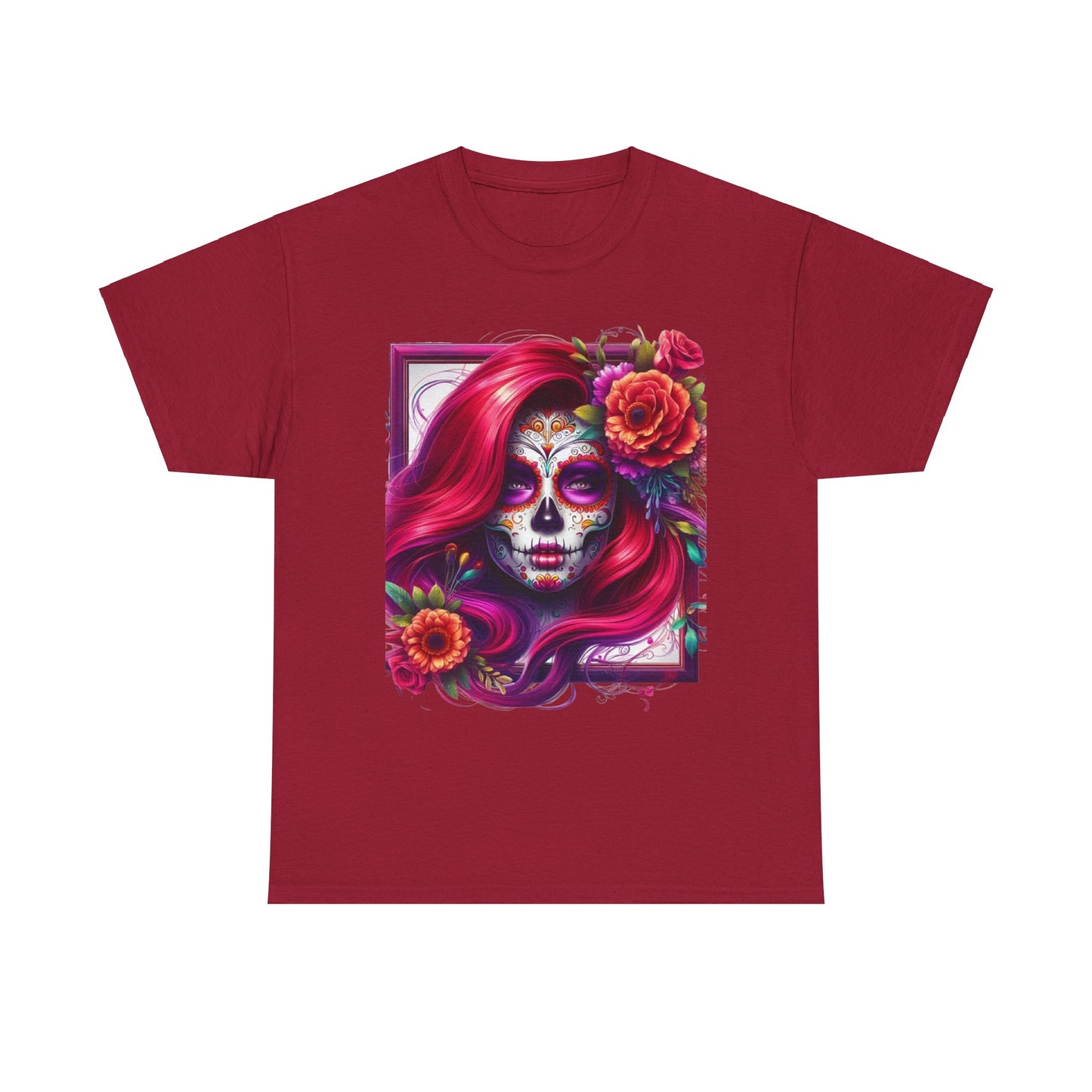 Unisex Heavy Cotton Tee sugar skull