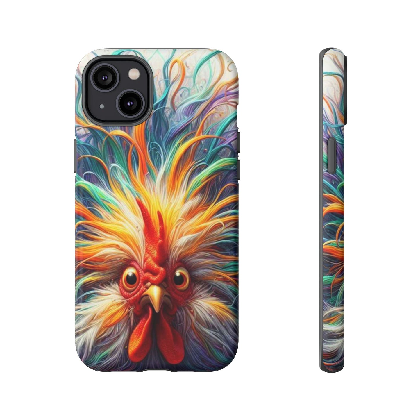 Phone Case - Frazzled Feather Friend Tough Case