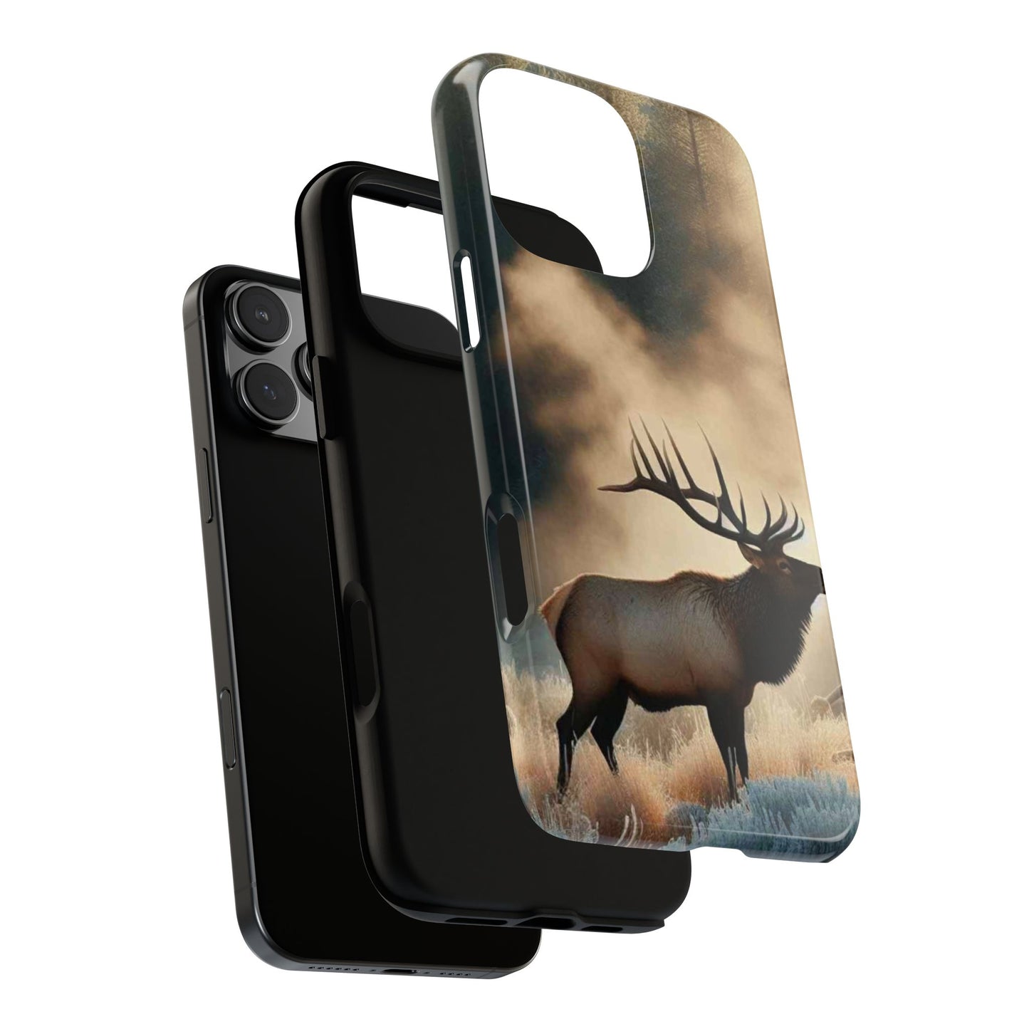 Phone Case - Elk on a Frosty Morning Design