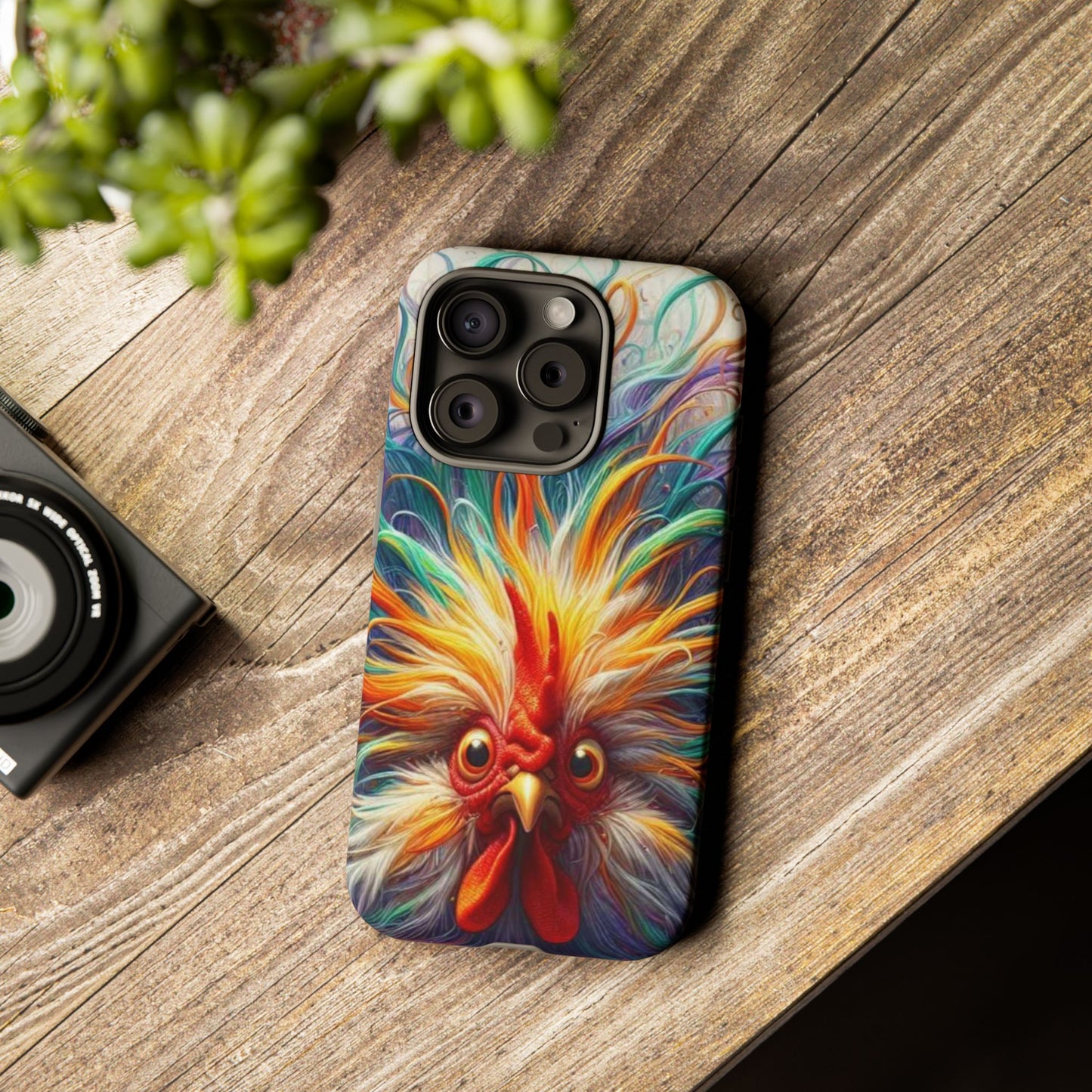 Phone Case - Frazzled Feather Friend Tough Case