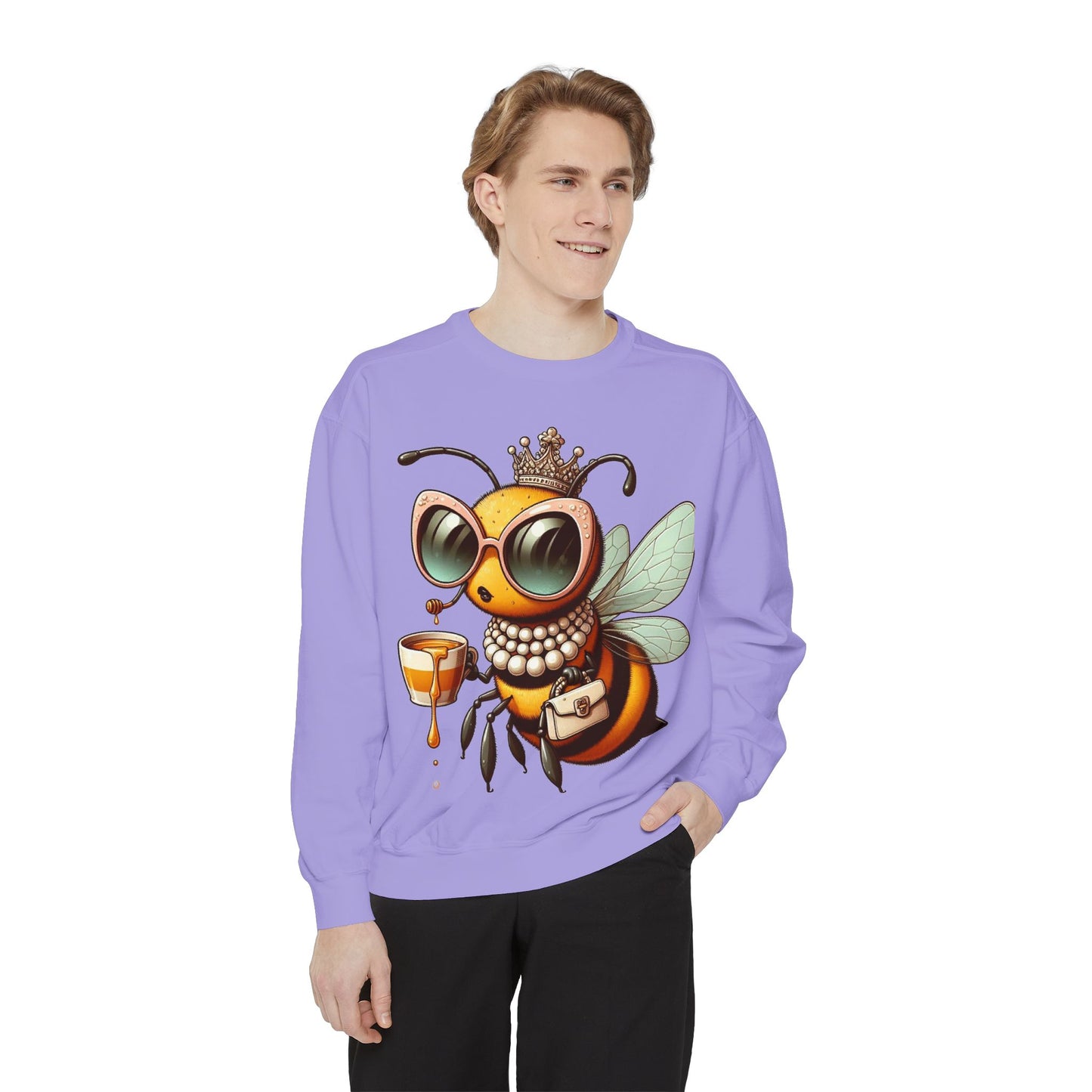 Unisex Garment-Dyed Sweatshirt bougie bee