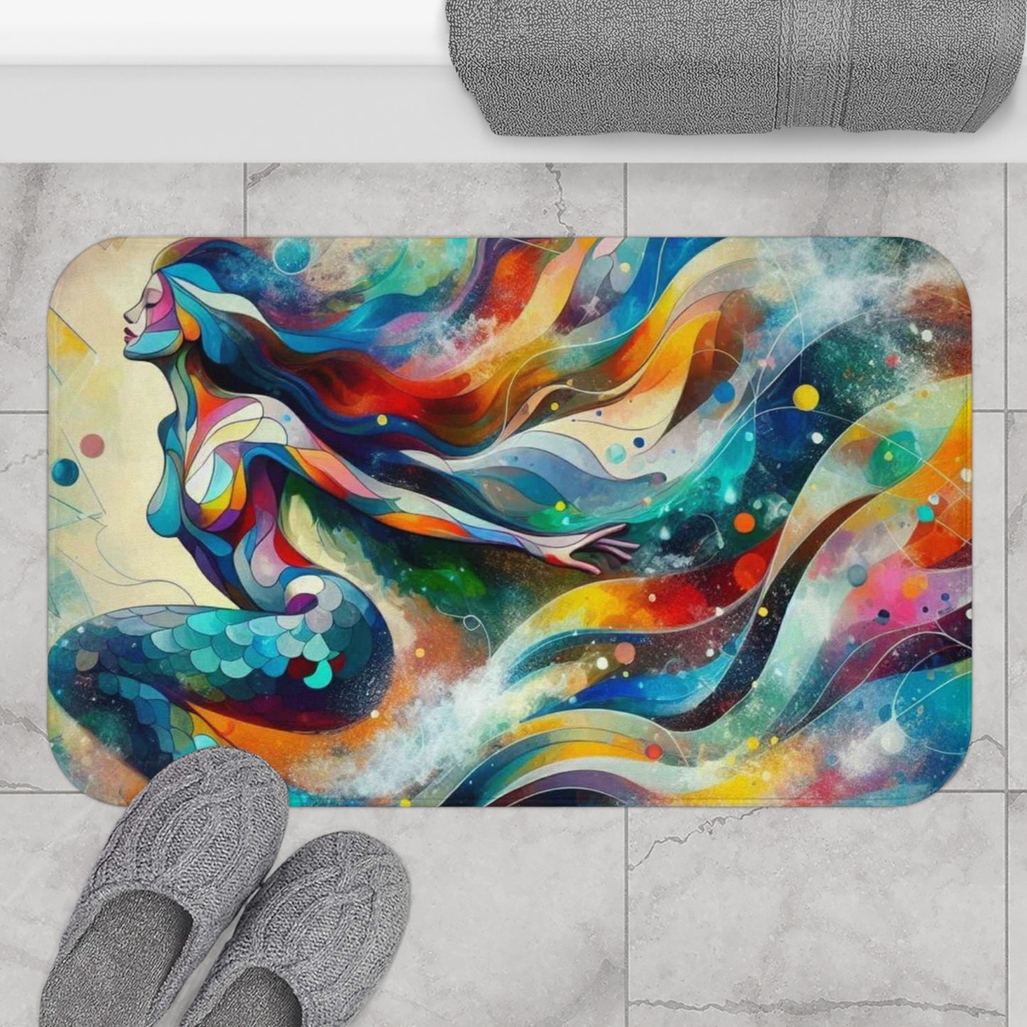 Bath Mat - mermaid